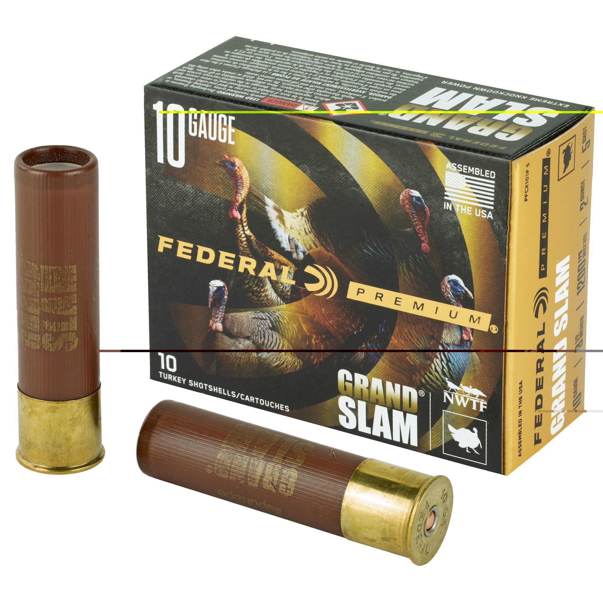 Federal PFCX101F5 Premium Grand Slam 10 3.50" 2 oz 5 Shot 10 Per Box/ 25 Cs