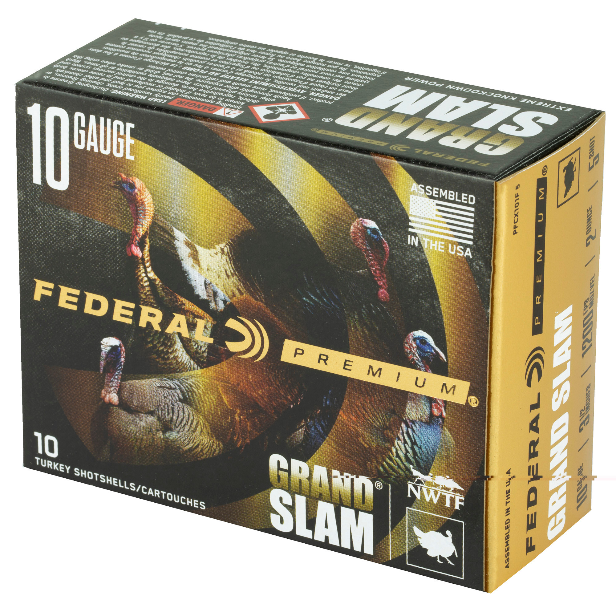 Federal PFCX101F5 Premium Grand Slam 10 3.50" 2 oz 5 Shot 10 Per Box/ 25 Cs