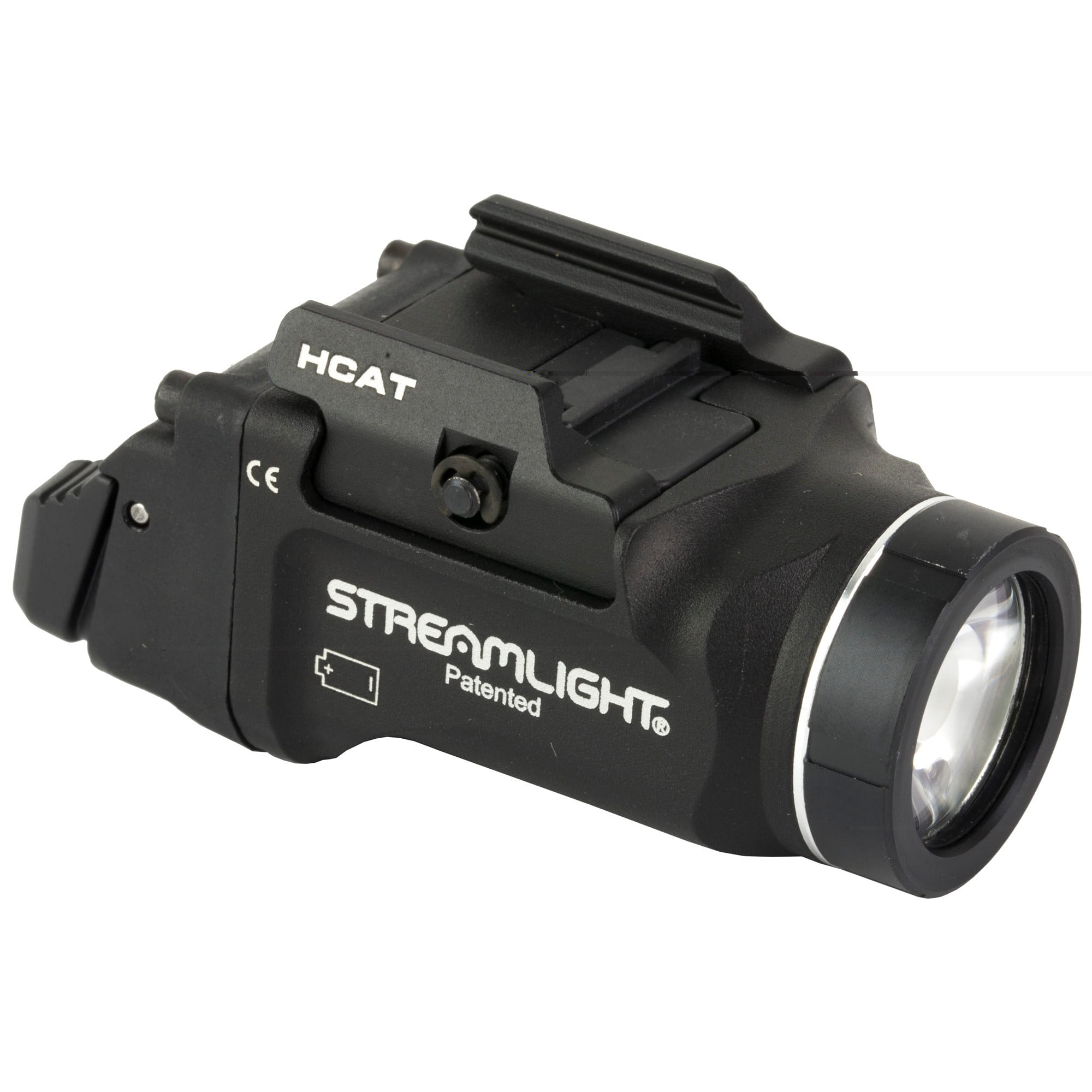Streamlight 69404 TLR-7 SUB Ultra-Compact For Handgun Springfield Hellcat 500 Lumens Output White LED Light 140 Meters Beam Clamp Mount Black Anodized Aluminum