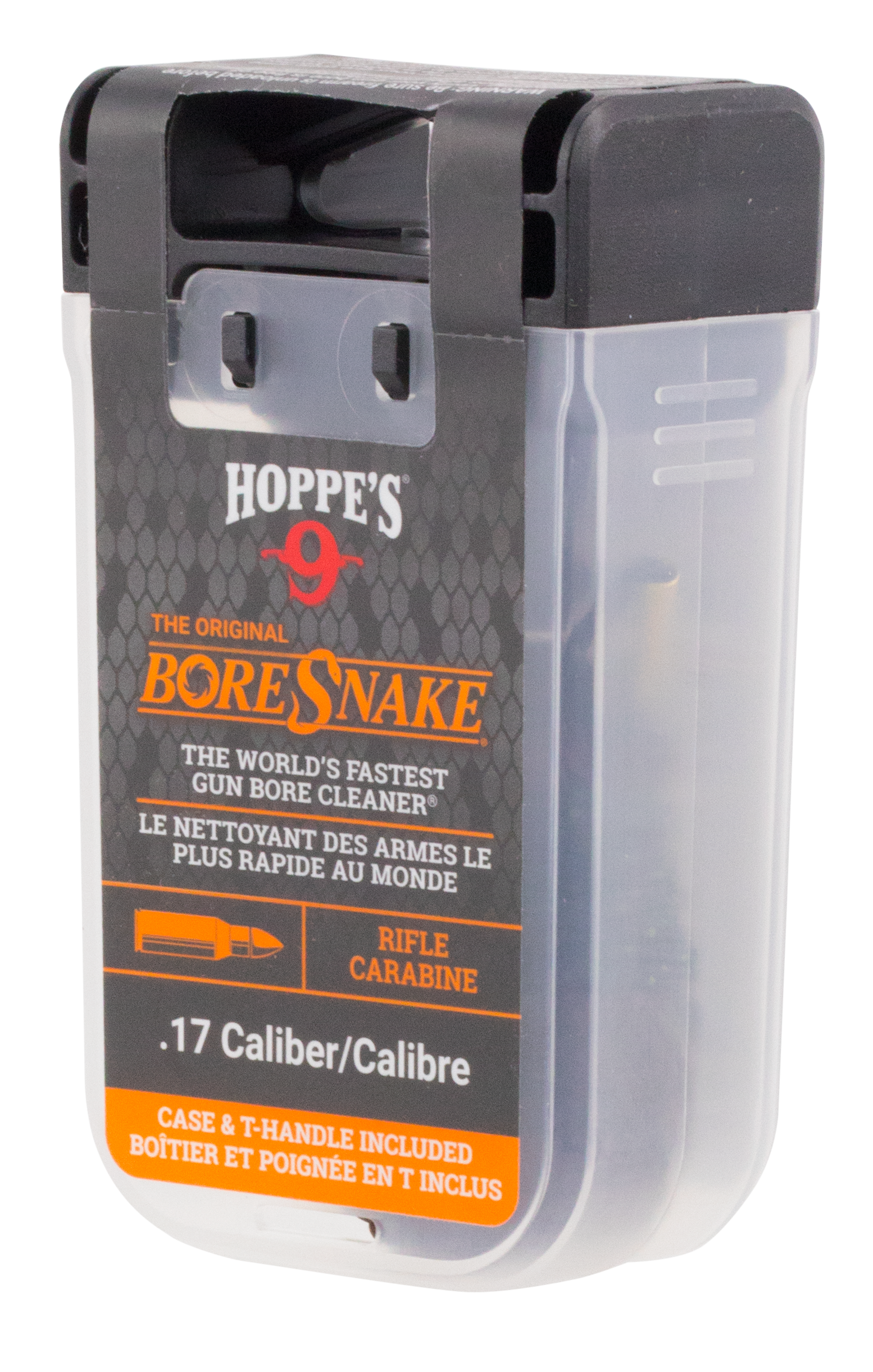 Hoppe's 24010D BoreSnake17 HMR 17 Cal Rifle Bronze Brush