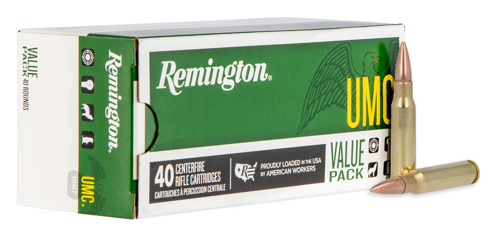 Remington Ammunition 23971 UMC Value Pack 308 Win 150 gr FMJ40 Per Box/ 10 Cs