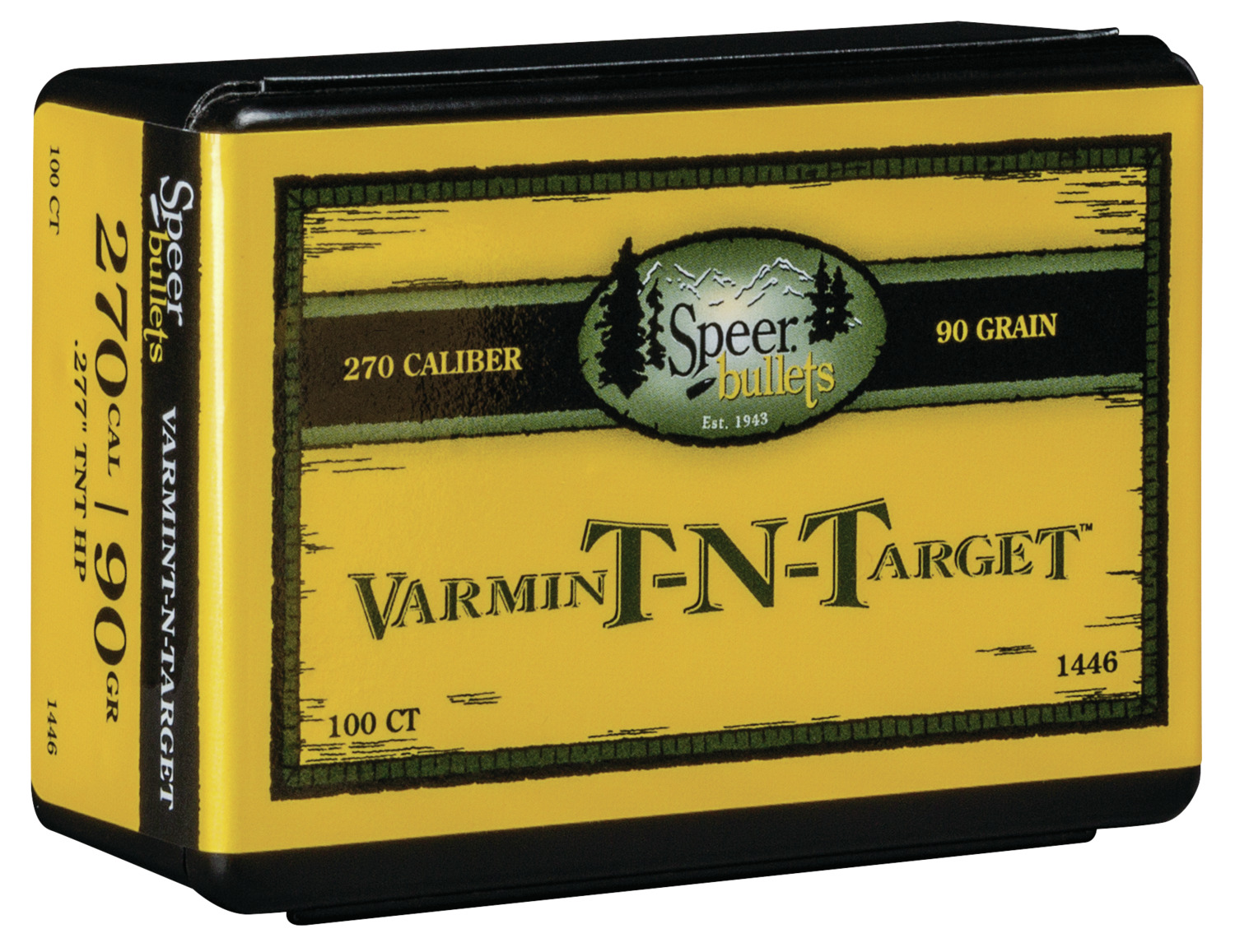 Speer TNT Varmint Bullets 270 Caliber (277 Diameter) 90 Grain Jacketed Hollow Point