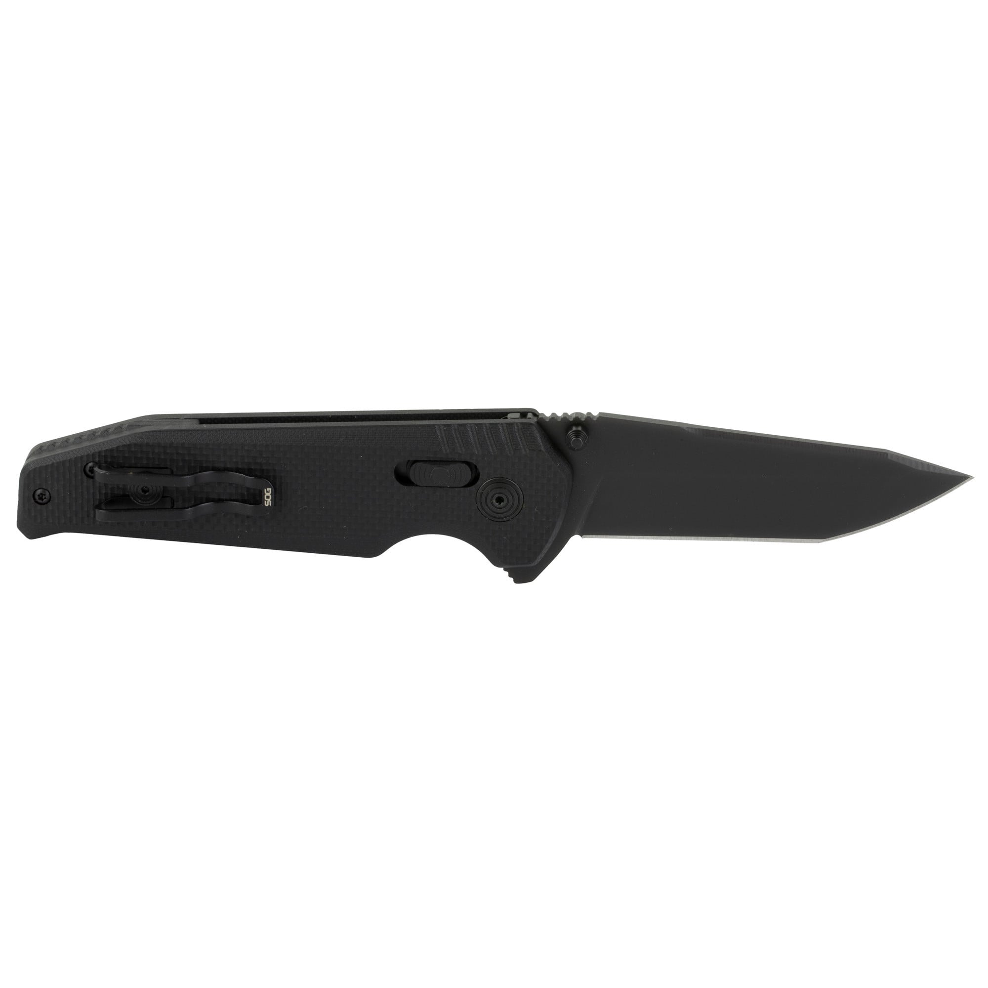 S.O.G SOG12570157 Vision XR3.36" Folding Tanto Plain Black TiNi CTS XHP Steel Blade Black G10 Handle