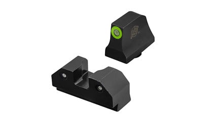 XS R3D Suppressor Height Night Sight Set Glock 43X, 48 Steel 3-Dot Tritium Ember Glow Front Dot
