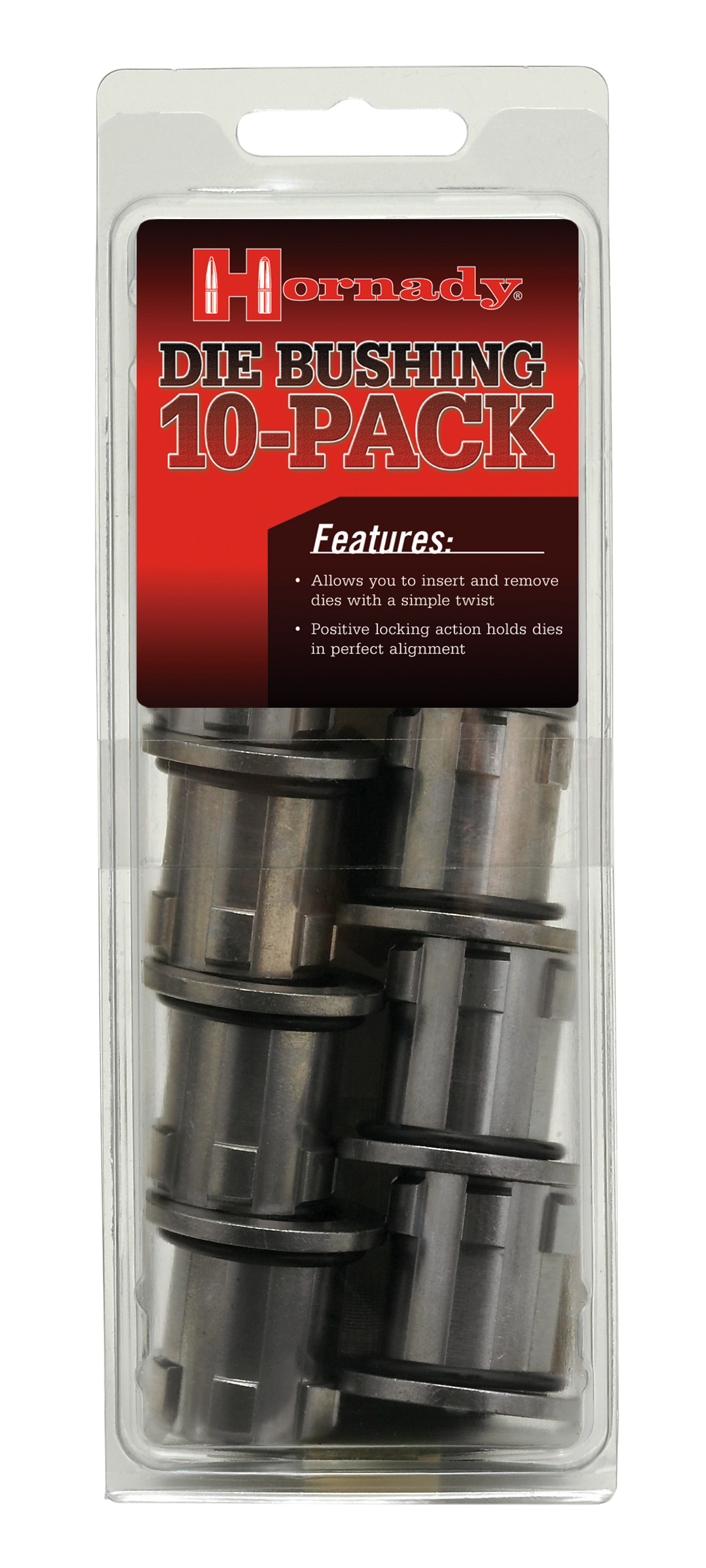 Hornady 044096 Lock-N-Load Die Bushing Metal 10 Per Pkg