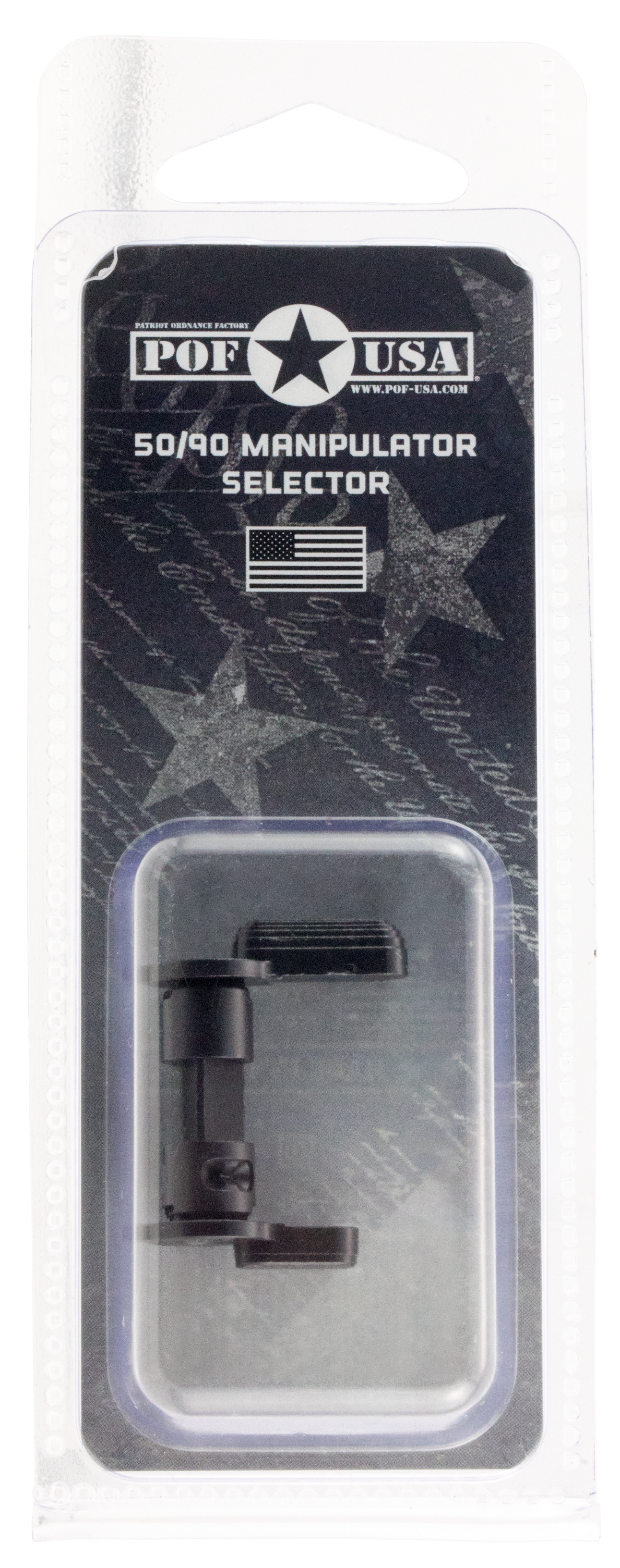 Patriot Ordnance Factory 01461 Safety Selector 50/90 Degree Black Hardcoat Anodized AR-Platform Ambidextrous