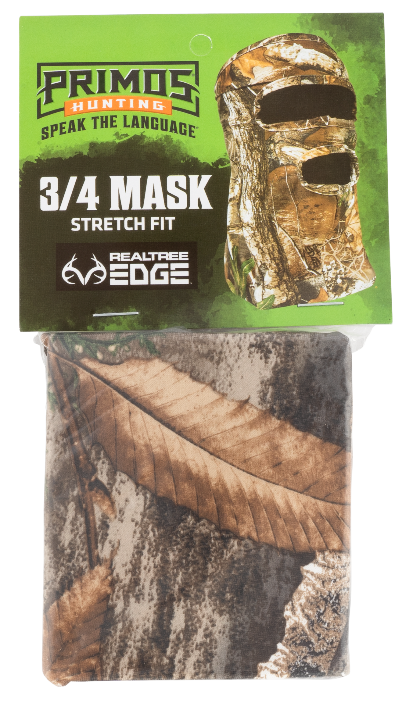 Primos PS6668 Stretch FitRealtree Edge Neoprene 3/4 Face Mask OSFA