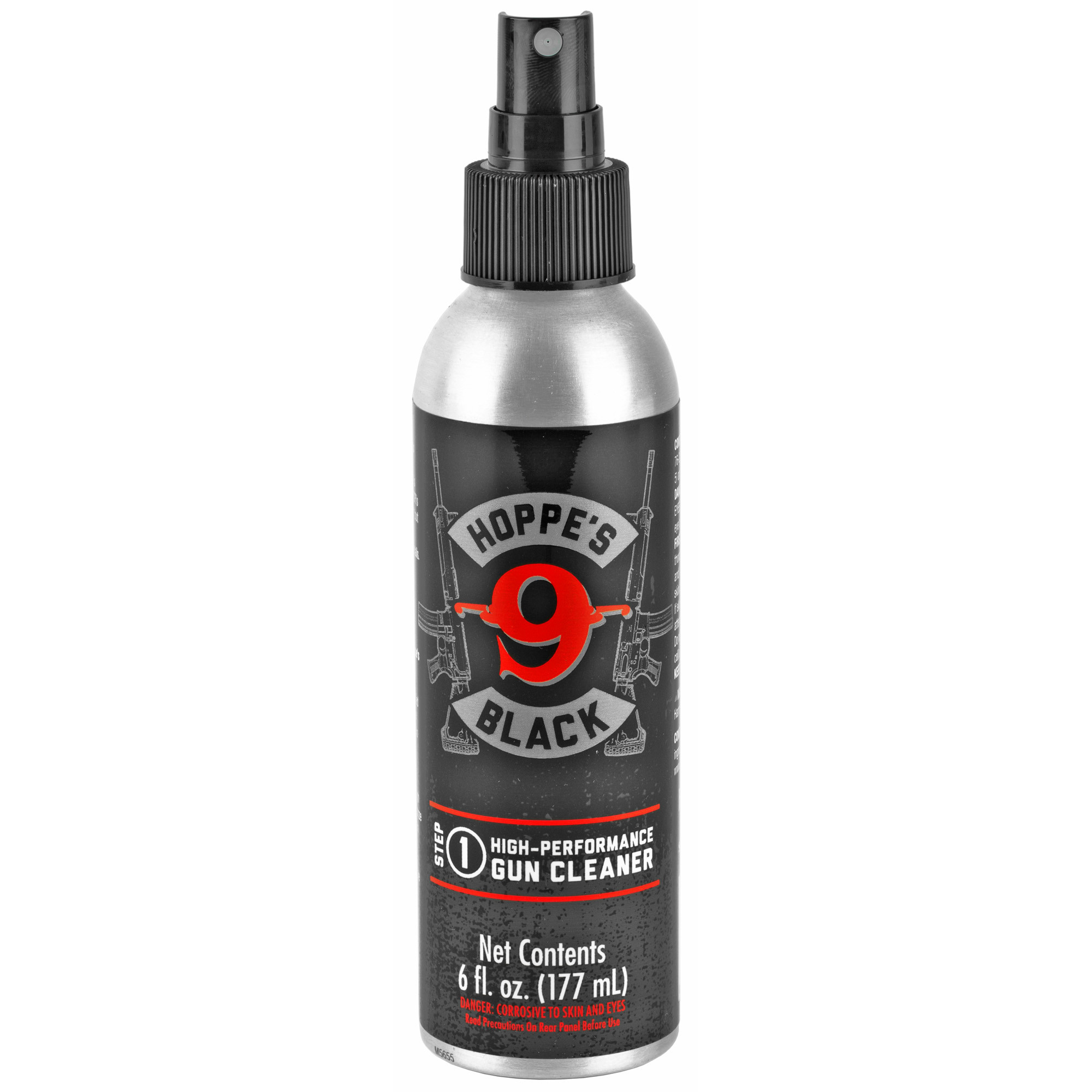 Hoppe's HBC6 Black Gun Cleaner 6 oz Pump Bottle