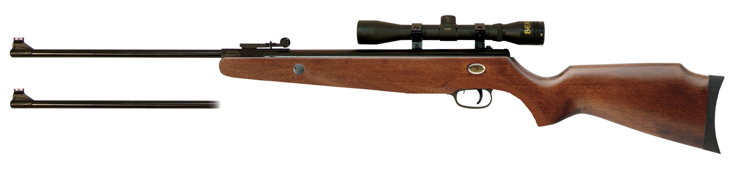 Beeman Grizzly X2 Gas Ram Break Barrel 177 & 22 Caliber Pellet Air Rifle with Scope