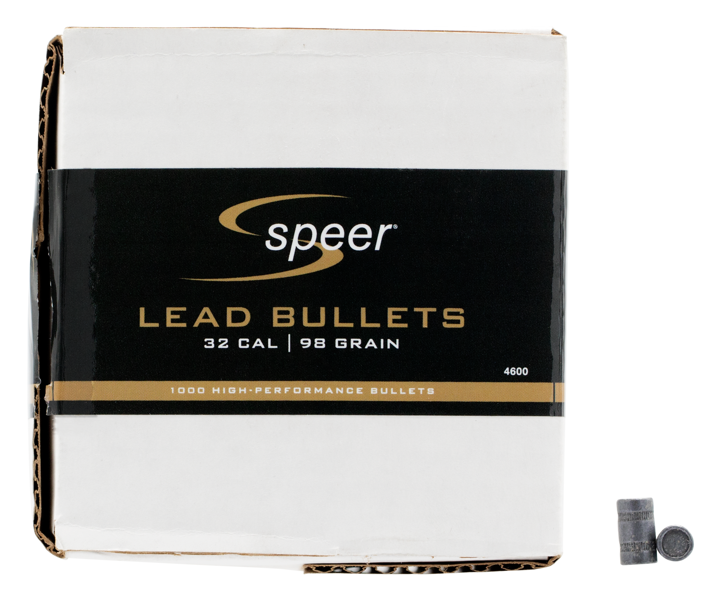 Speer Bullets 32 Caliber (314 Diameter) 98 Grain Lead Hollow Base Wadcutter Box of 1000