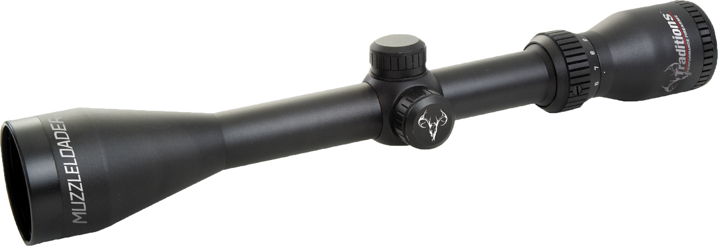 Traditions A1143RIR Muzzleloader Muzzleloader Scope Kit 3-9x 40mm Obj Matte Black Finish