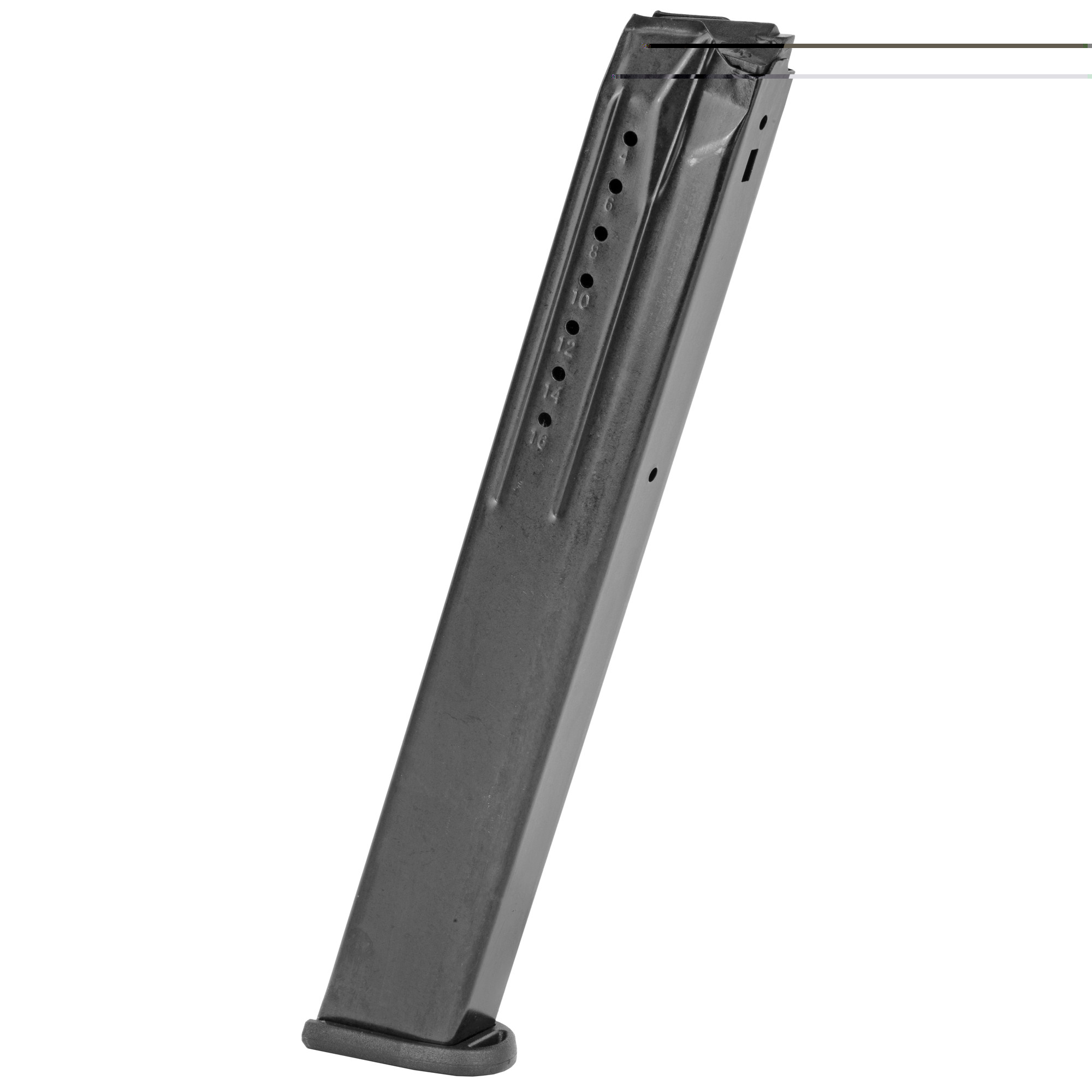 ProMag RUGA34 StandardBlued Steel Extended 32rd 9mm Luger for Ruger SR