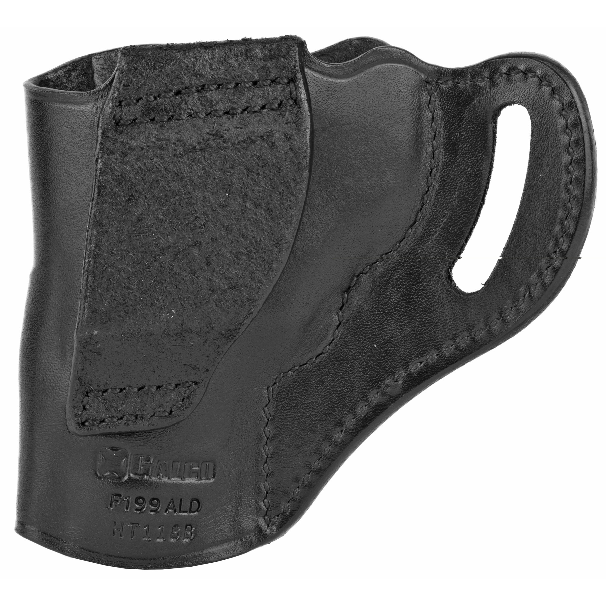 Galco HT118B HornetOWB Black Leather Belt Slide Fits Ruger SP101 Fits Colt Cobra Right Hand