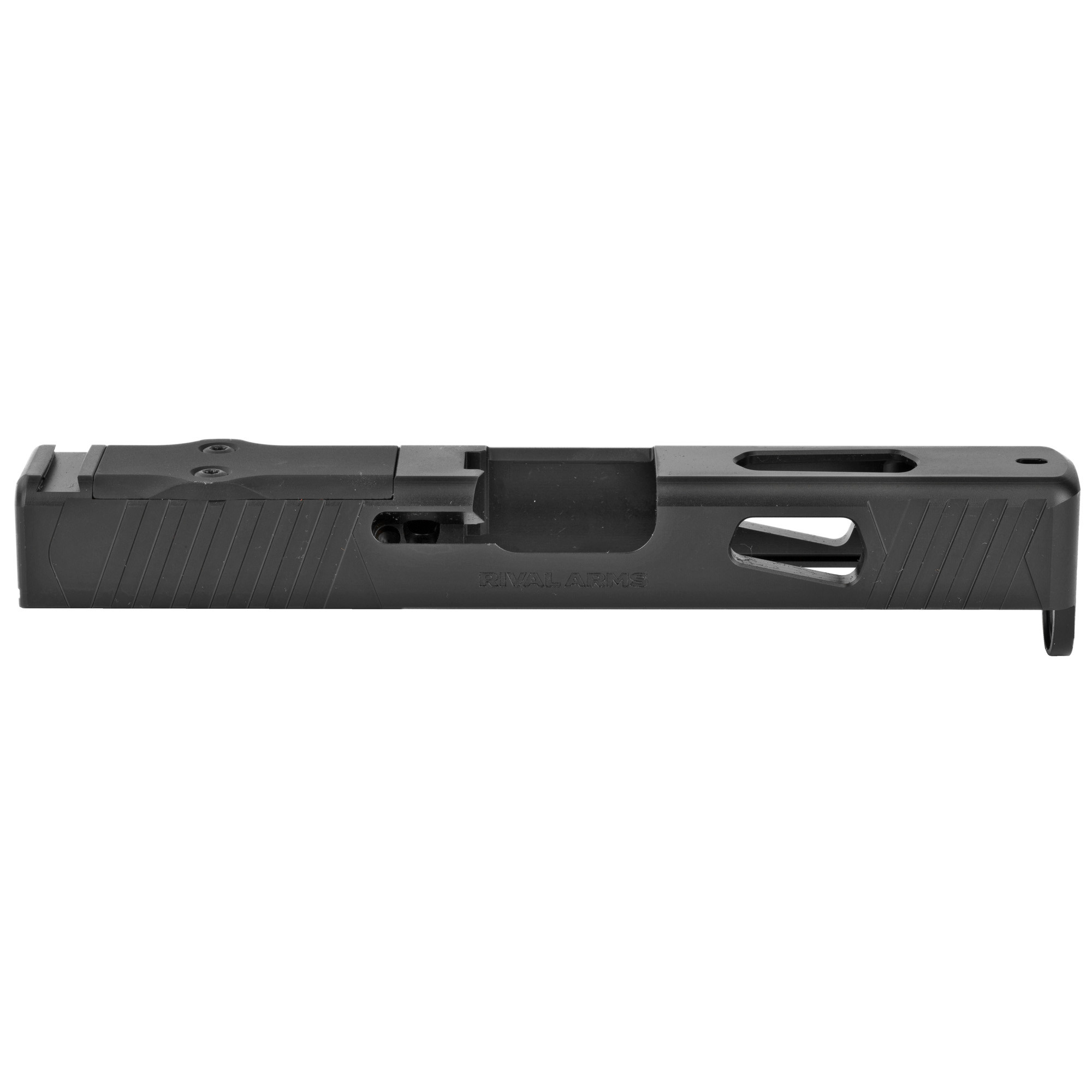 Rival Arms RA10G206A Precision Slide A1 with Docter Cut Black QPQ Case Hardened 17-4 Stainless Steel for Glock 19 Gen4