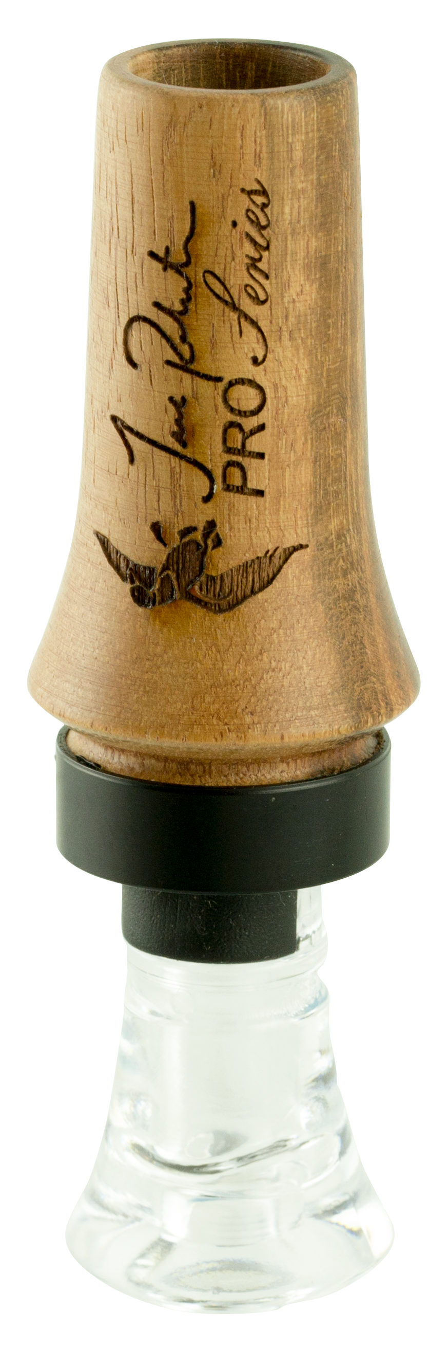 Duck Commander DCPROTW Jase Pro SeriesDouble Reed Mallard Hen Sounds Attracts Ducks Natural Tigerwood