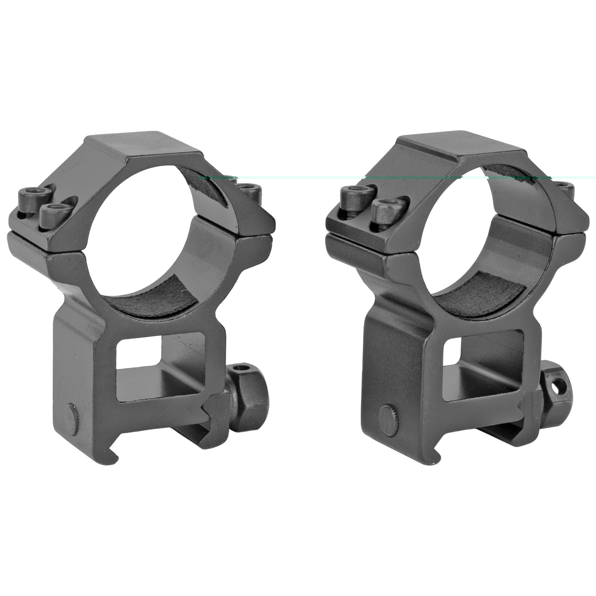 Riton Optics X30H Scope Ring Set Picatinny/Weaver High 30mm Tube Matte Black Aluminum