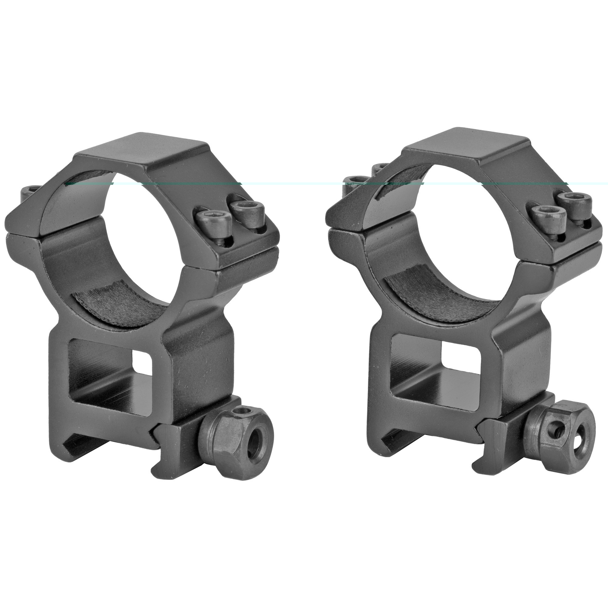 Riton Optics X30H Scope Ring Set Picatinny/Weaver High 30mm Tube Matte Black Aluminum