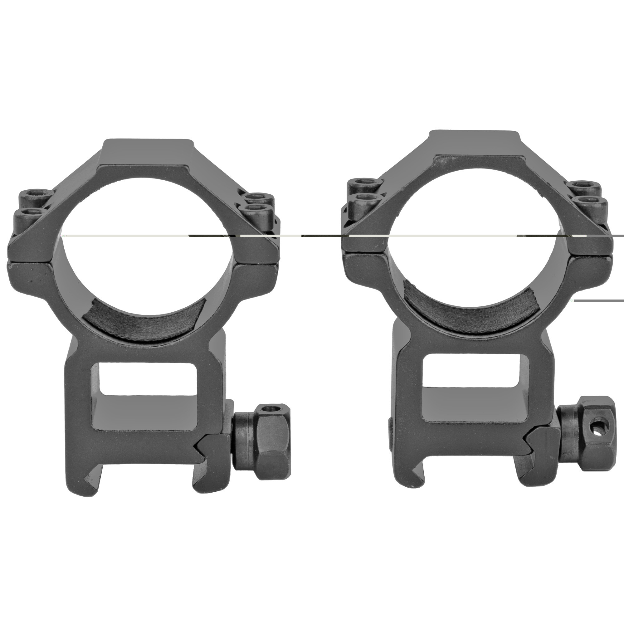Riton Optics X30H Scope Ring Set Picatinny/Weaver High 30mm Tube Matte Black Aluminum