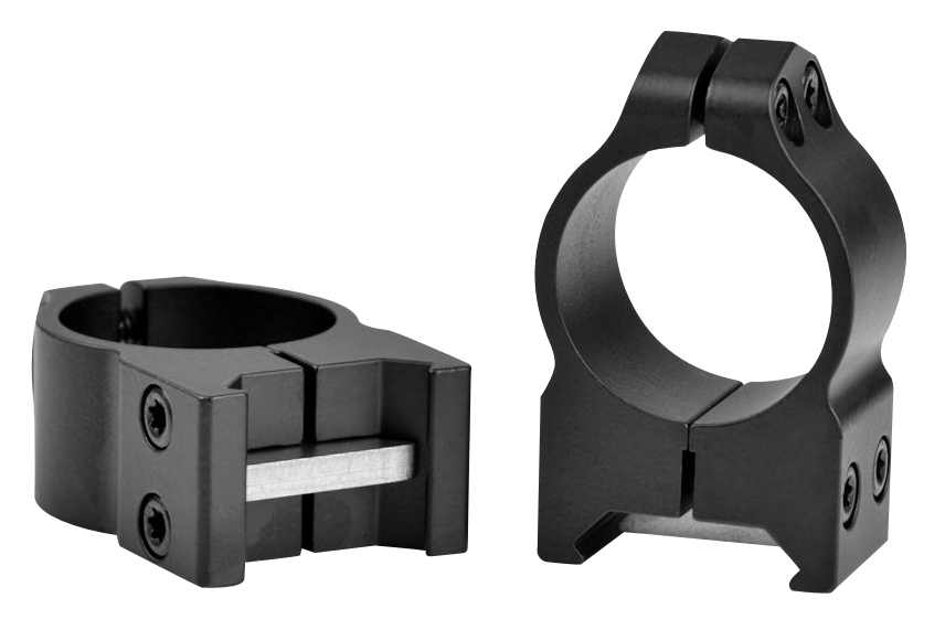 Warne 201M Maxima Vertical Ring Set Fixed For Rifle Maxima/Weaver/Picatinny Medium 1" Tube Matte Black Steel