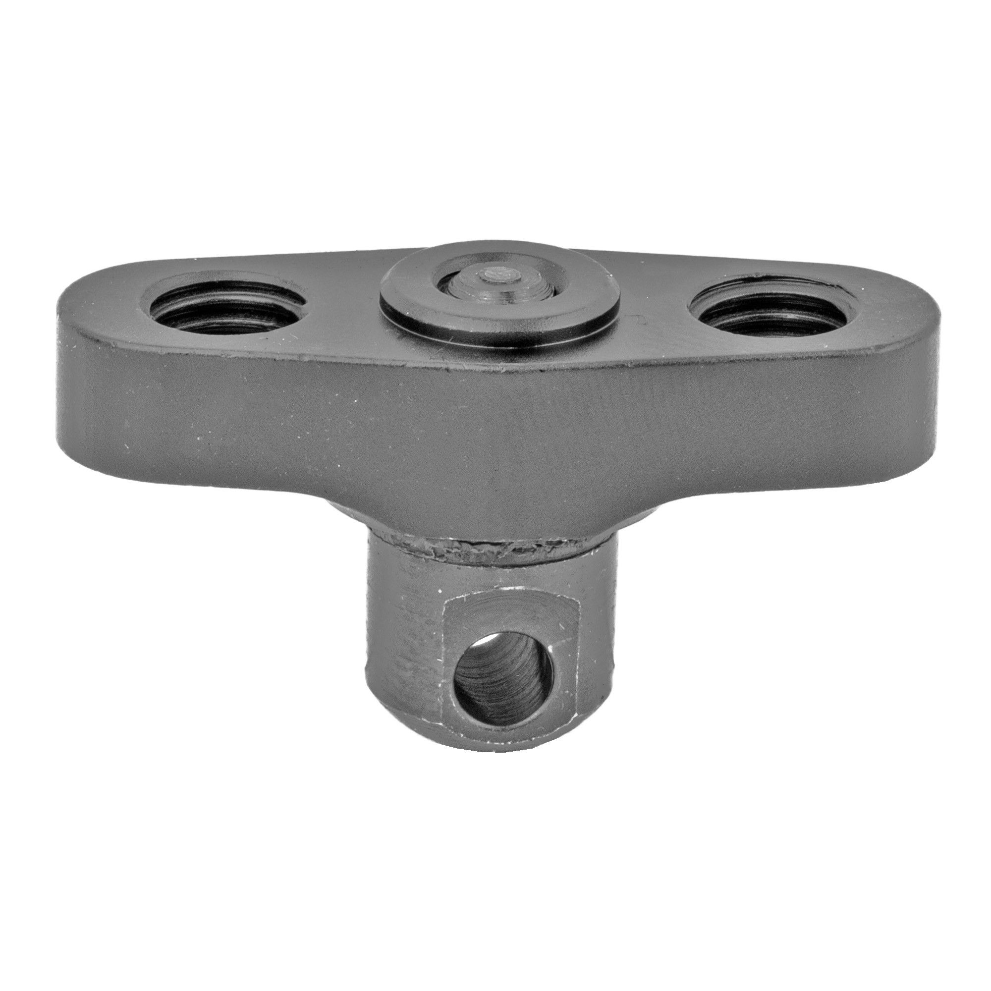 GrovTec US Inc GTSW111 Flanged Stud Mount KeyMod Black Anodized 6061 Aluminum