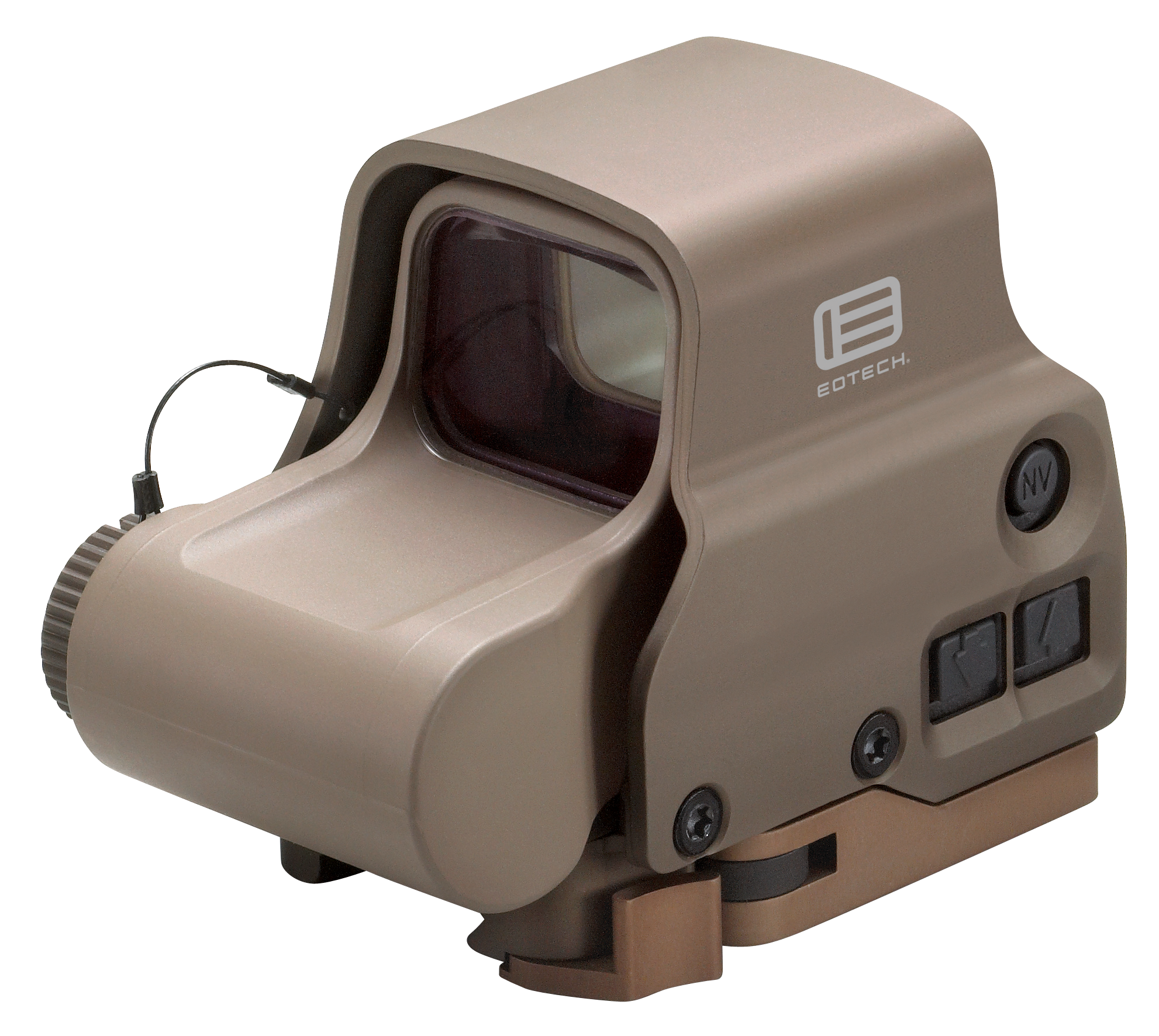 EoTech EXPS3 Holosight Tan, 68 MOA ring w/ (2) 1 MOA Dots, 1 CR123 Battery