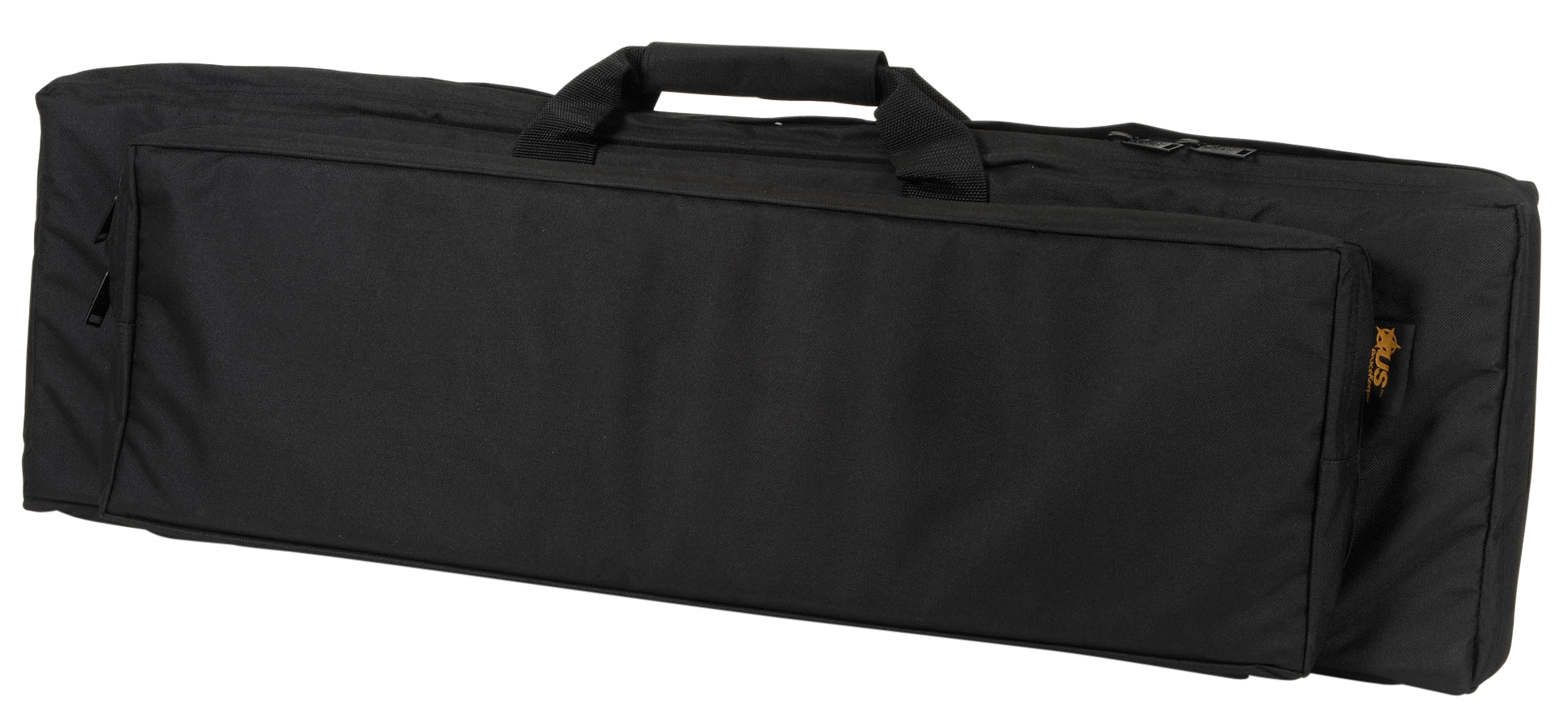 US PeaceKeeper P30042 RAT Case Water Resistant Black 600D Polyester with Padding, Adjustable Straps, Air Vents & Front Pocket with Triple Mag Pouch 42" L x 11" H x 2.75" D Exterior Dimensions