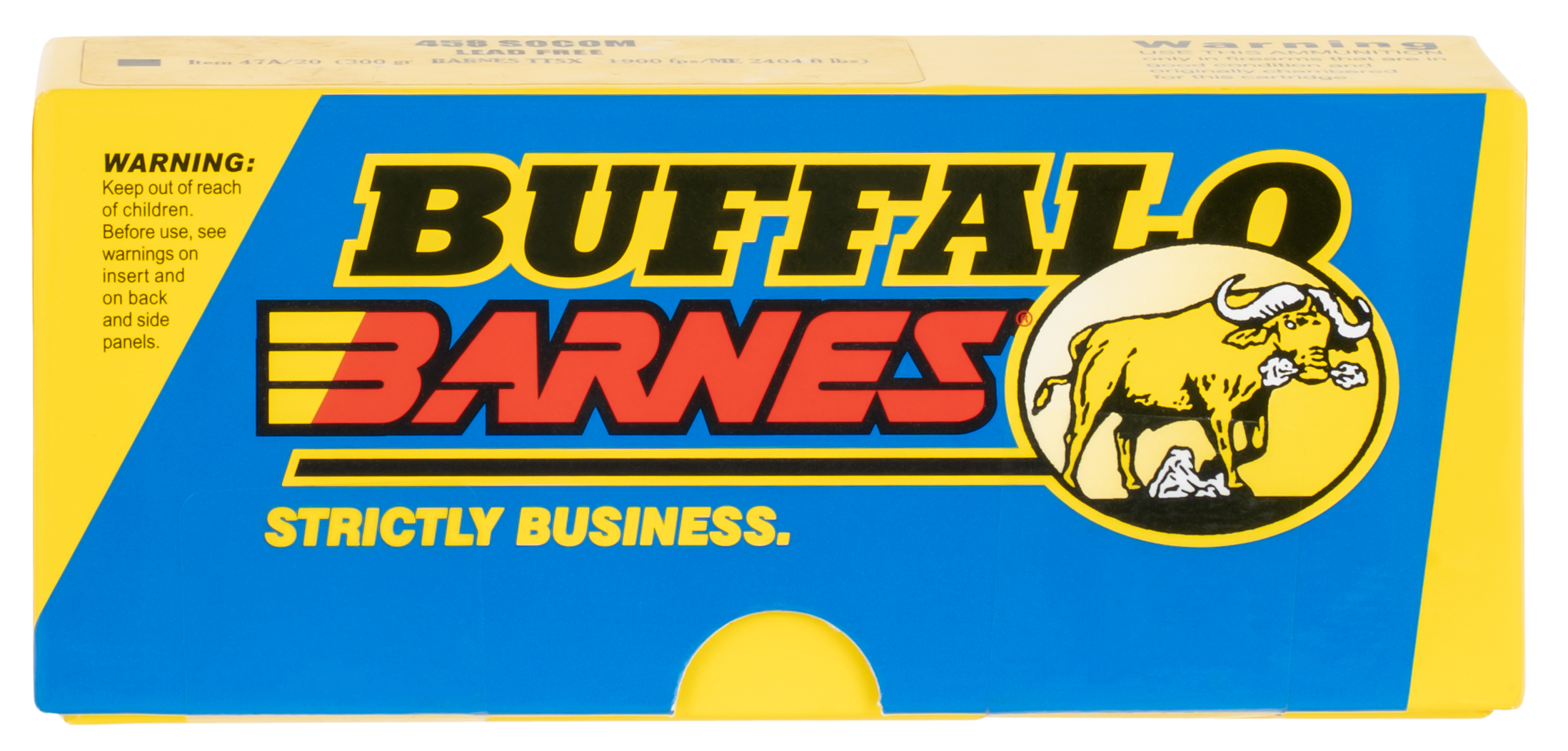 Buffalo Bore Ammunition 458 SOCOM 300 Grain Barnes TTSX Polymer Tipped Spitzer Lead-Free 20RD