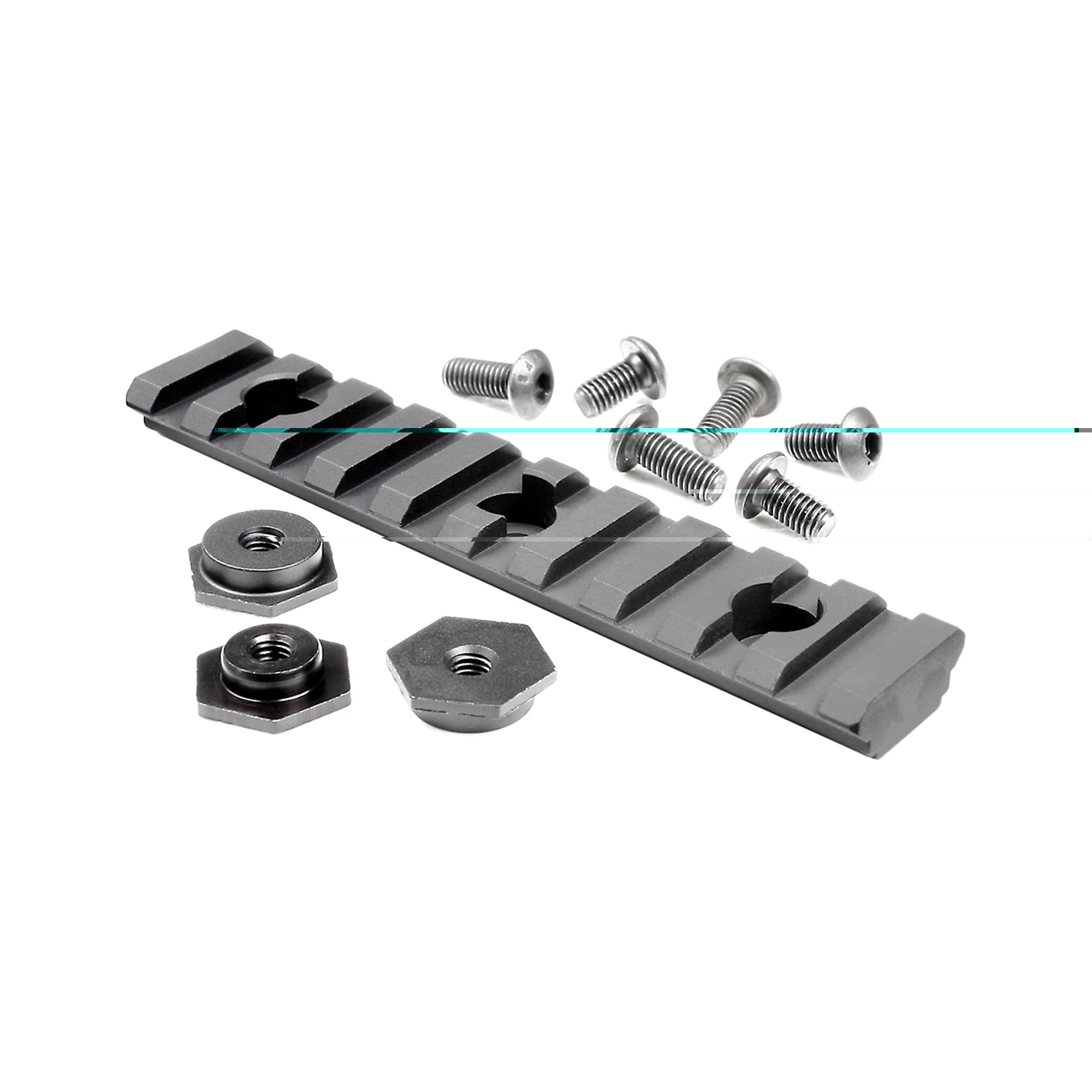 Midwest Industries Bolt On Handguard Rail AR-15 Aluminum Black
