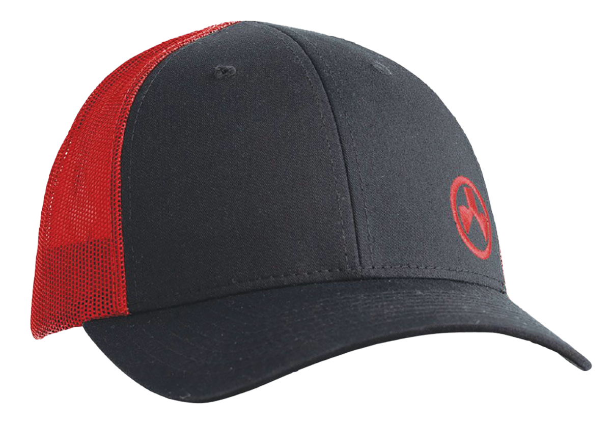 Magpul MAG1106-003 Icon Trucker Hat Black/Red Adjustable Snapback M/L Structured