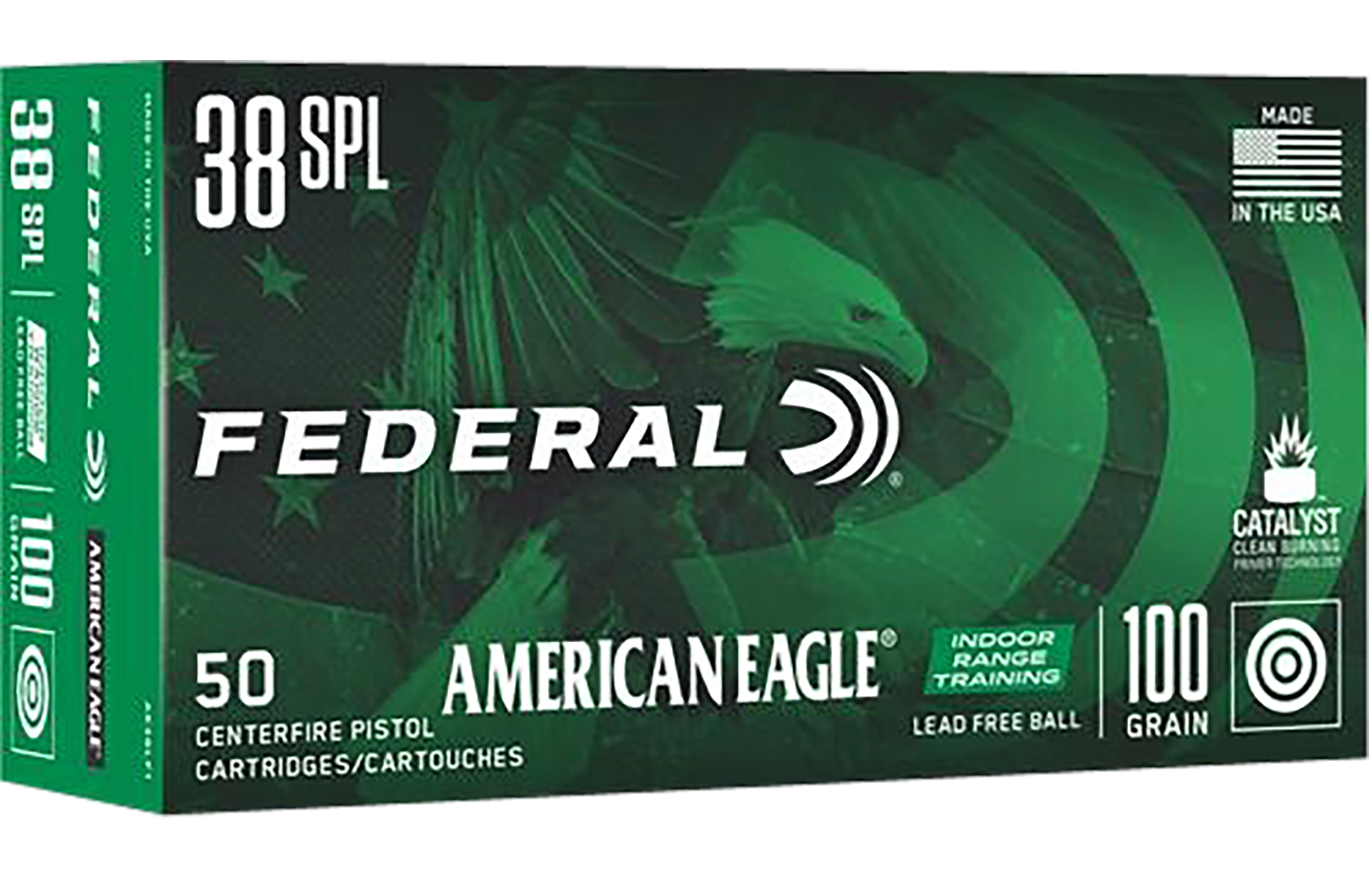 Federal AE38LF1 American Eagle IRT Training 38 Special 100 gr Lead-Free IRT 50rd Bx