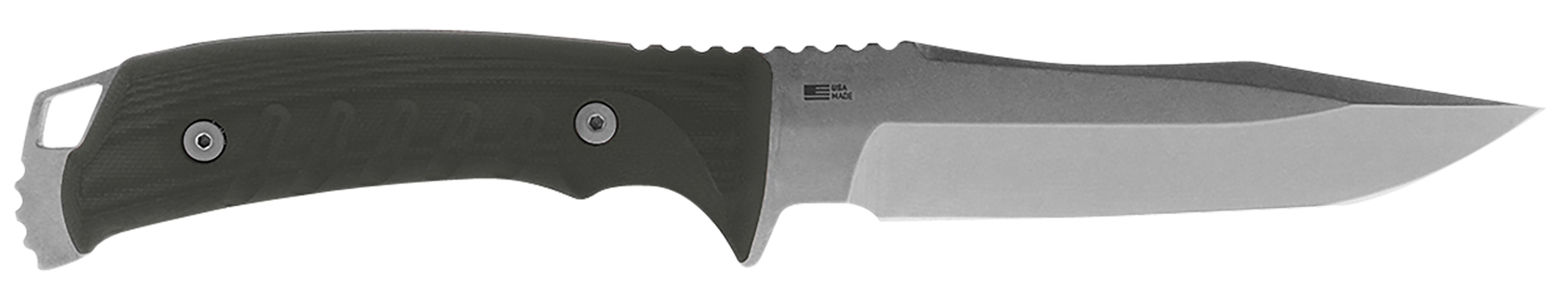 S.O.G SOGUF1001BX Pillar5" Fixed Clip Point Plain Stonewashed S35VN SS Blade Black Canvas Micarta Handle Includes Sheath