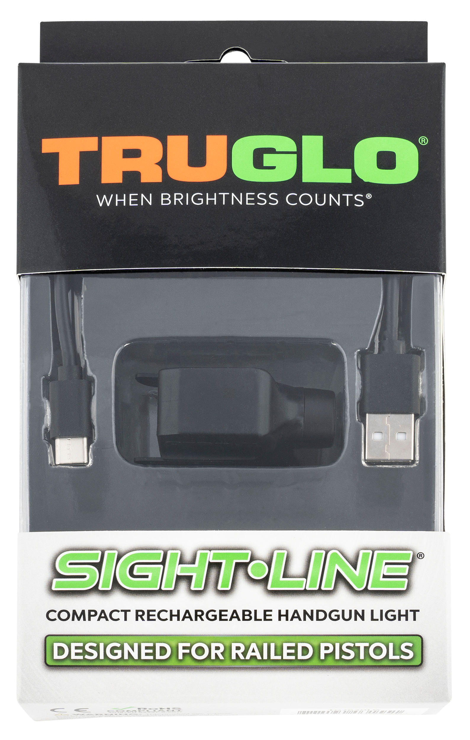 TruGlo TG7620LG SightLine5mW Output Green Cree LED Light Matte Black