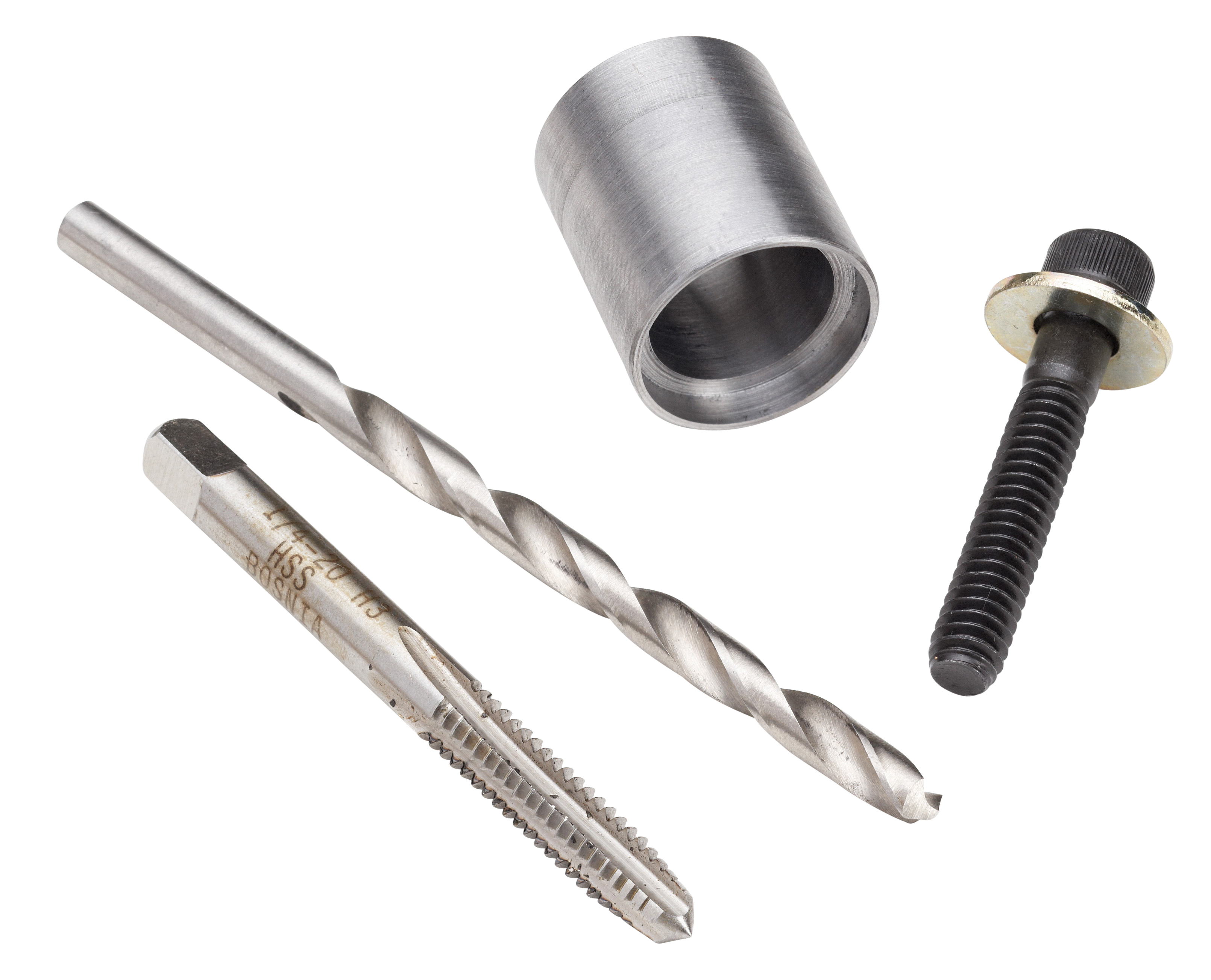 Hornady 050033 Stuck Case Remover Silver Multi-Caliber Includes #7 drill and 1/4 inch-20 tap