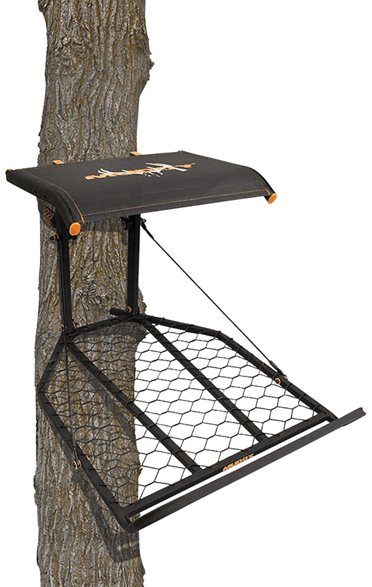Muddy MUDMFP1200 Boss XL Hang-On Stand Black Flex-Tek/Steel 25" W x 34" D