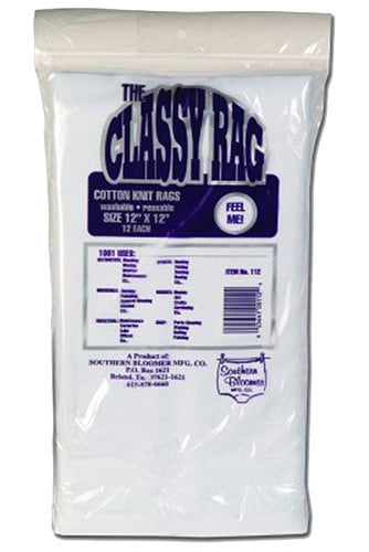 Southern Bloomer 112 Cleaning PatchesCotton 12" x 12" 12 Per Bag
