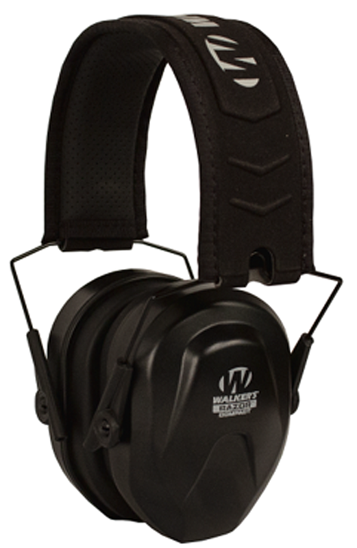 Walker's Razor Compact Youth & Women's Passive Earmuffs (NRR 23 dB) Black