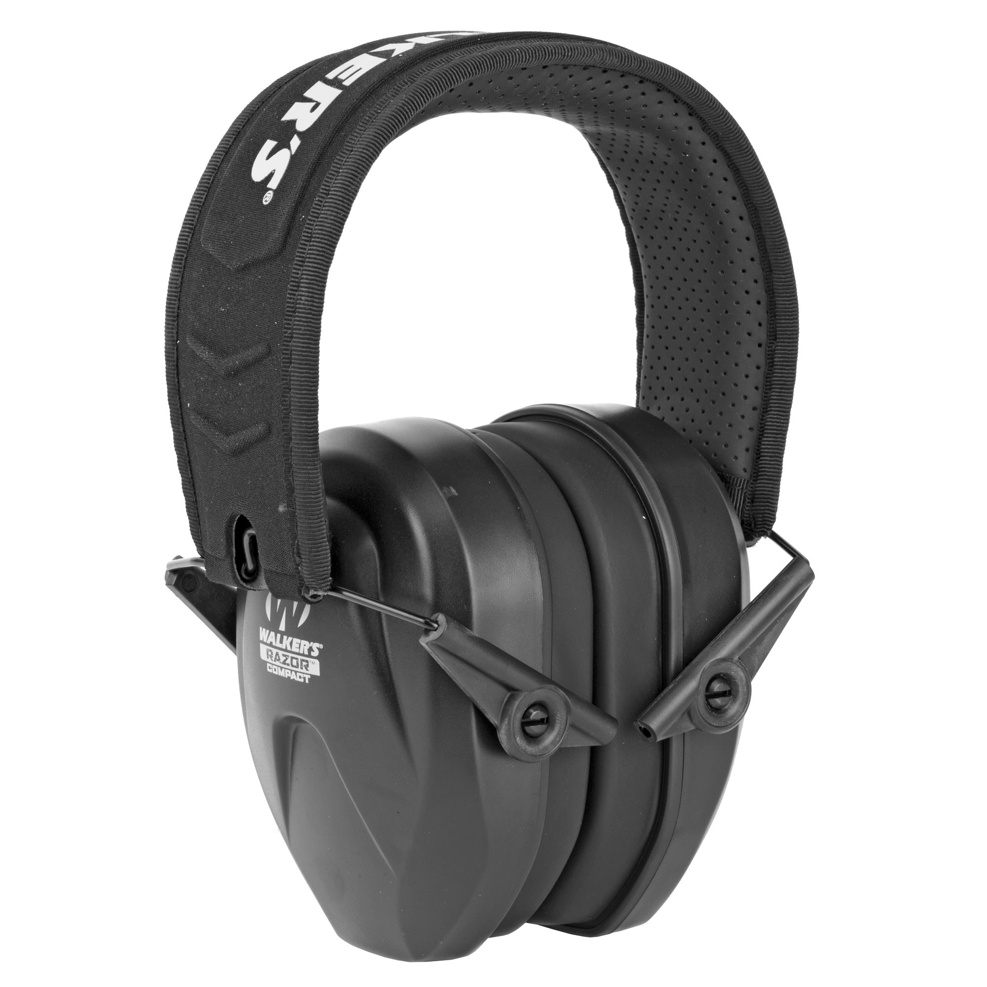 Walker's Razor Compact Youth & Women's Passive Earmuffs (NRR 23 dB) Black
