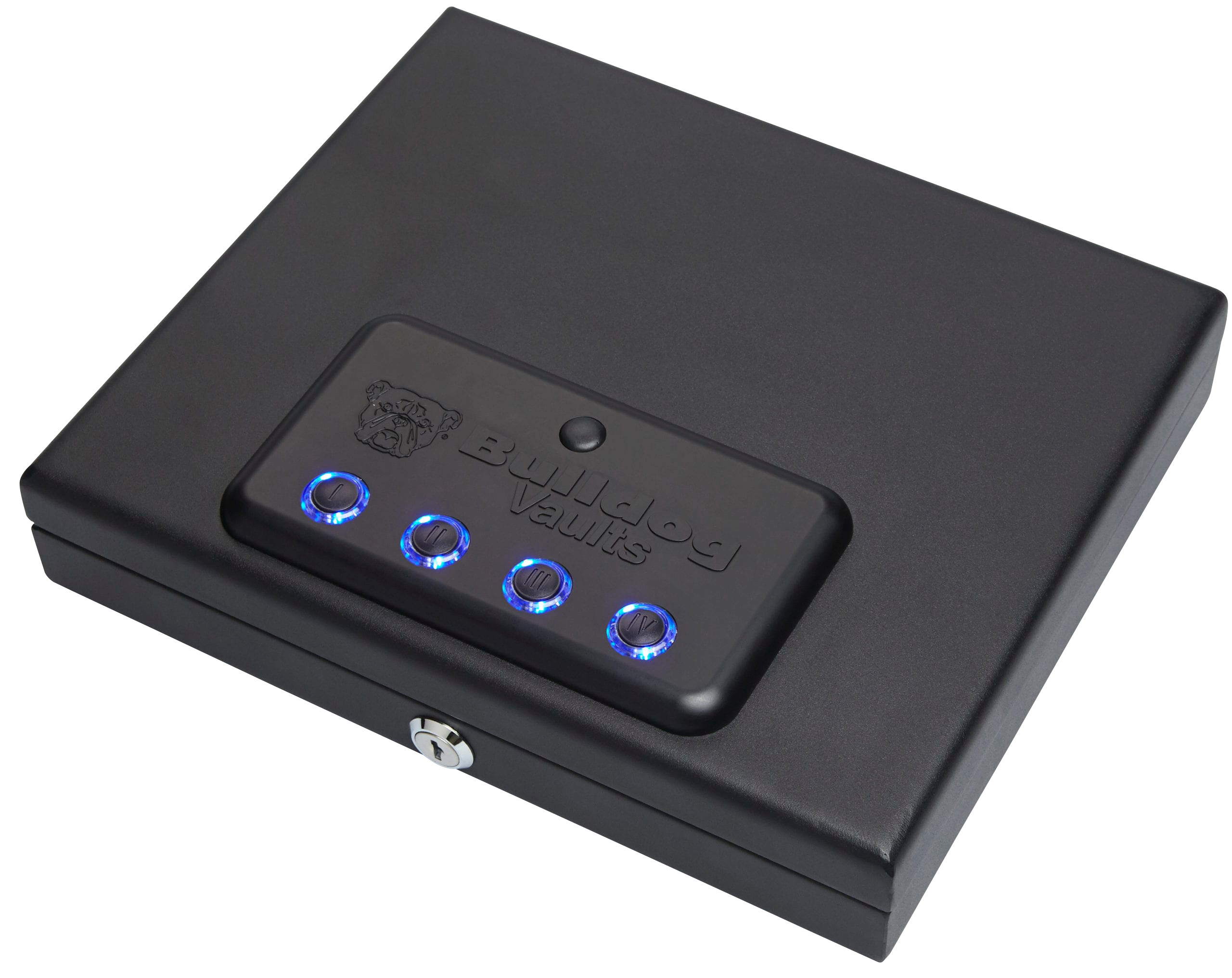 Bulldog BD4055L Magnum Top Load Vault Access Code/Key Entry Black Powder Coat Steel LED Keypad