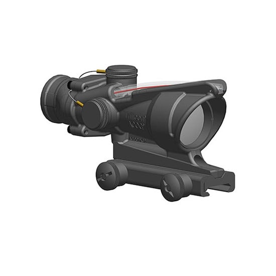 Trijicon 4x32 Acog Rifle Scope Matte, Red Horseshoe Dot, Thumbscrew Mount