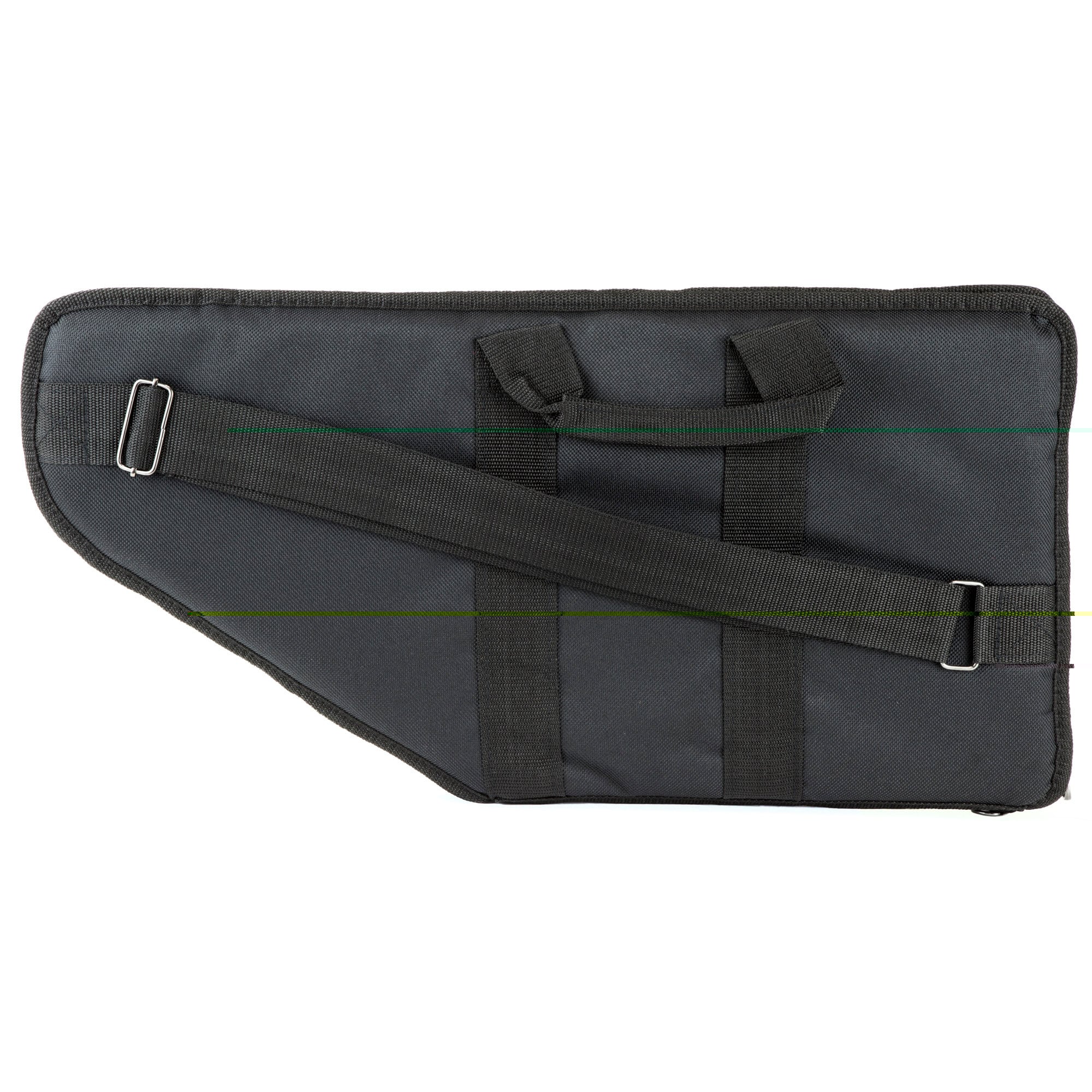 Bulldog BD423 Extreme Tactical Rifle Case made of Water-Resistant Nylon with Black Finish, Tricot Lining, 4 External Velcro Magazine Pouches & Soft Padding 25" L