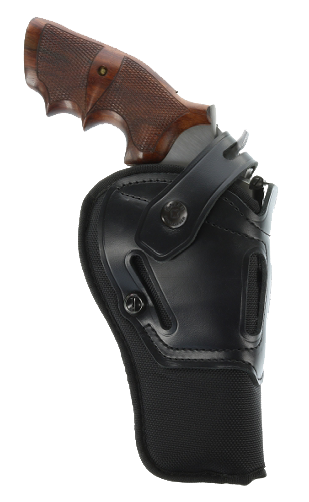 Galco SR84B SwitchbackOWB Black Leather Belt Slide Fits S&W X Frame 500 Fits 4" Barrel Ambidextrous