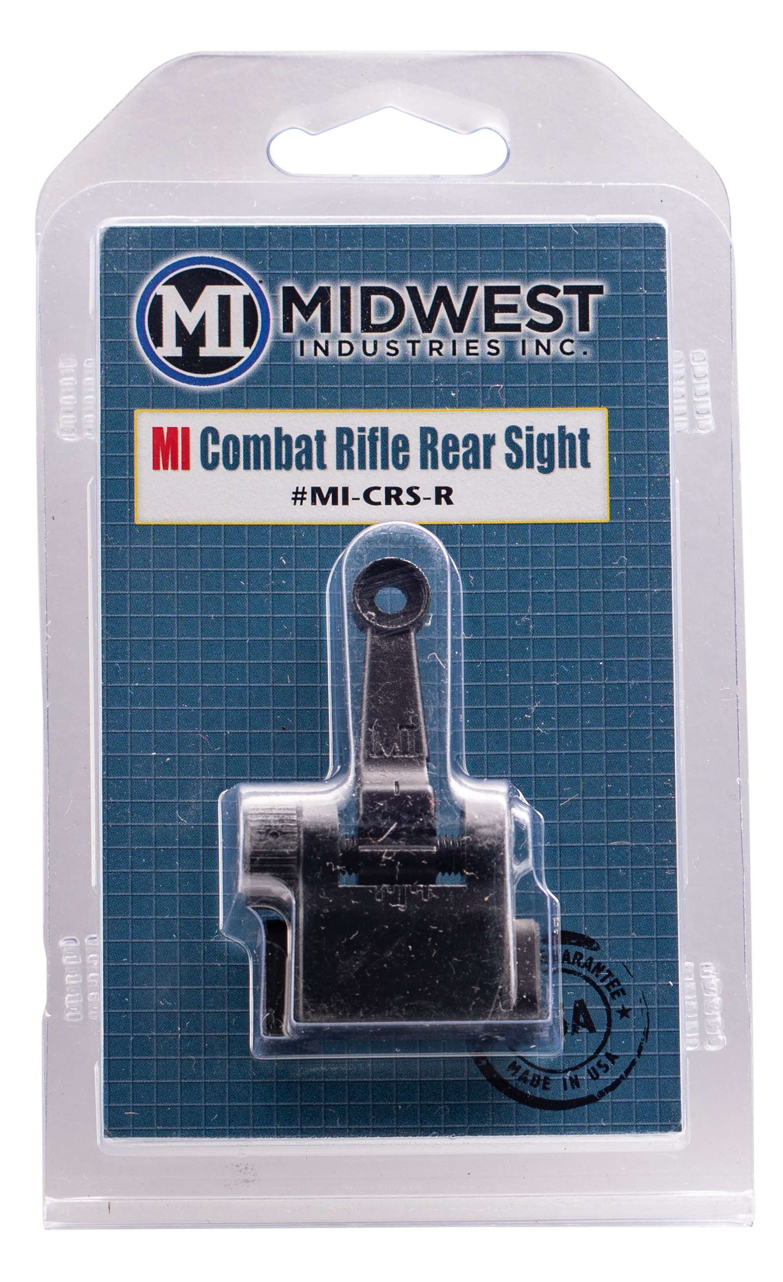 Midwest Industries Combat Flip-Up Rear Sight AR-15 Black