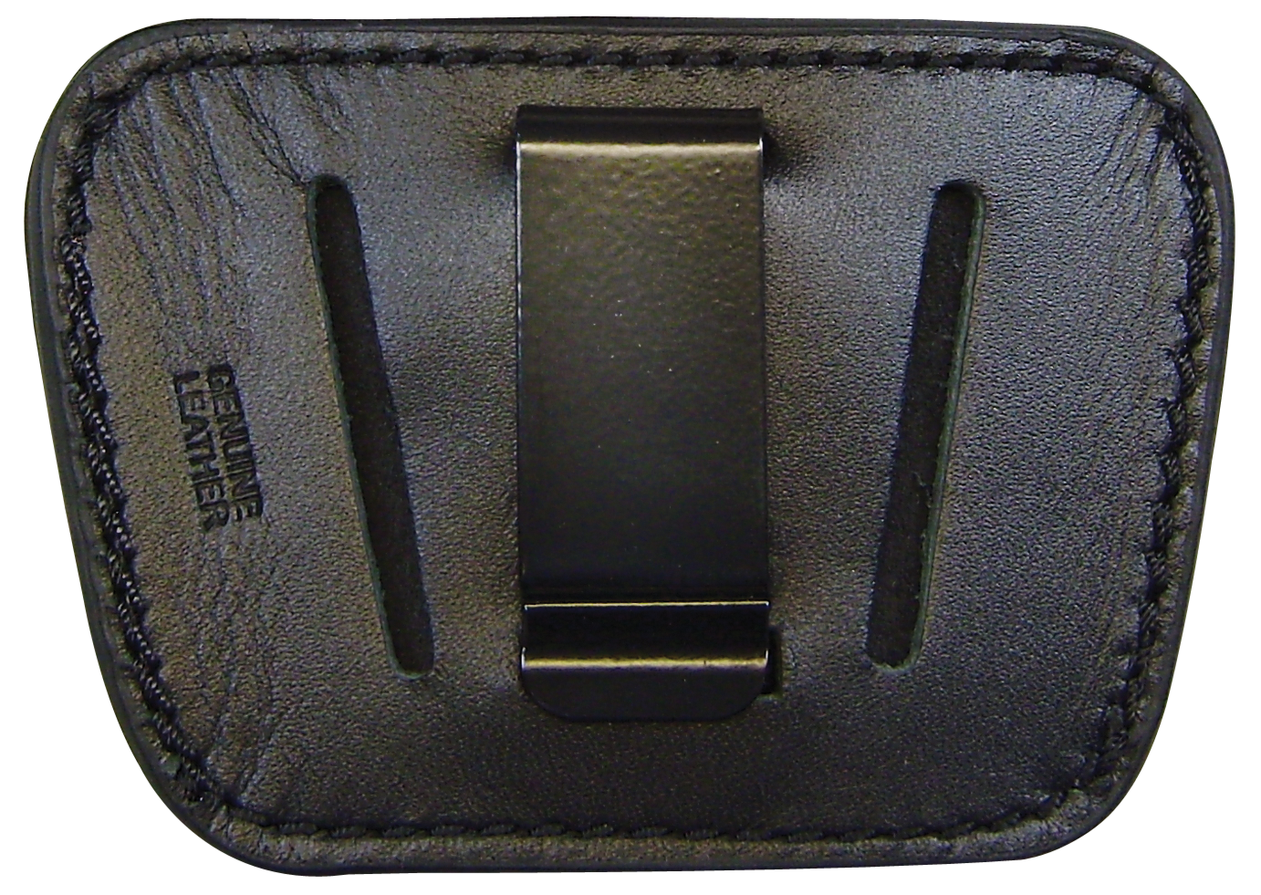 PSP 035BLK Belt SlideIWB/OWB Leather Belt Clip/Slide Fits Med/Lg Semi-Auto Ambidextrous