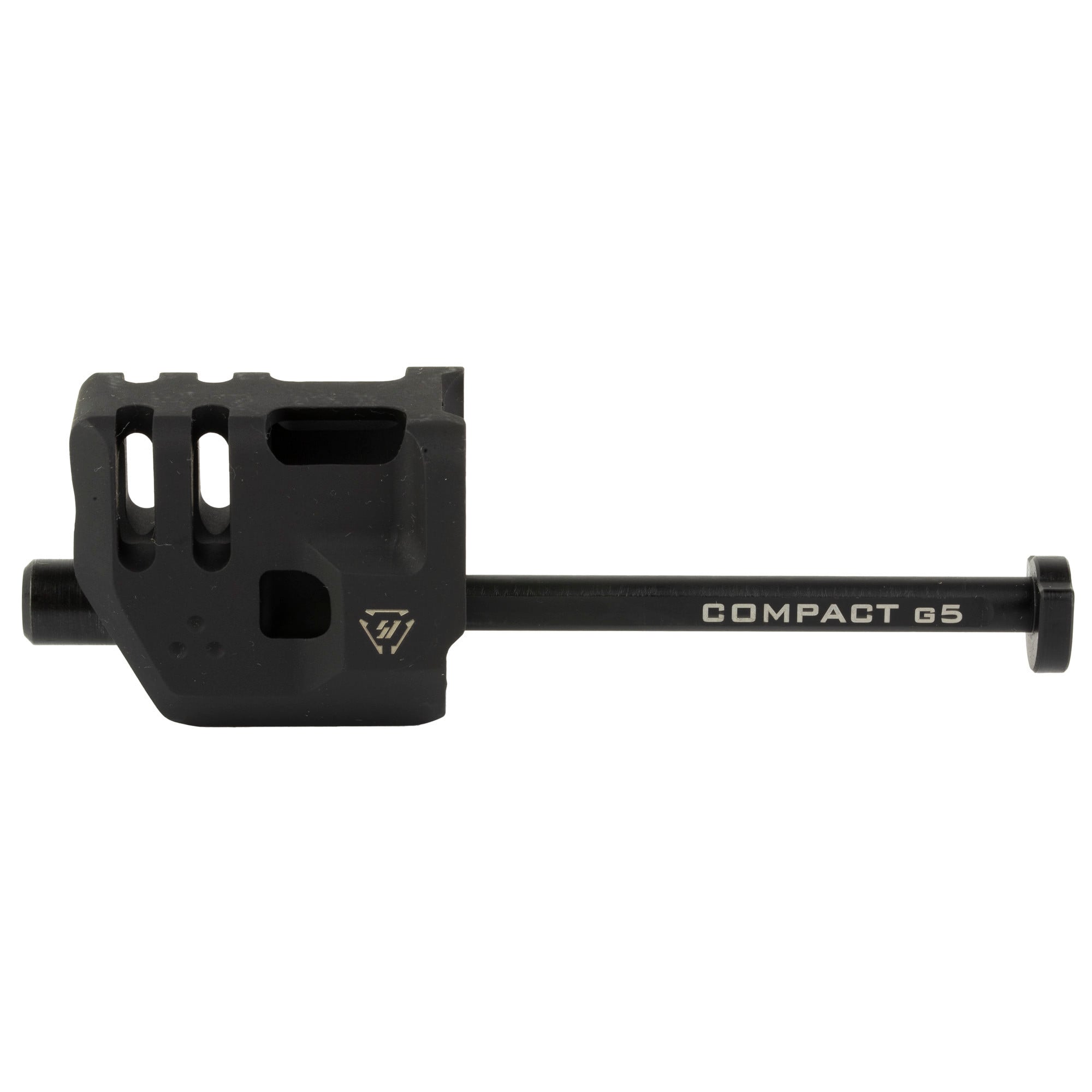 Strike Industries Mass Driver Compensator Compact Glock 19 Gen 5 Aluminum Black