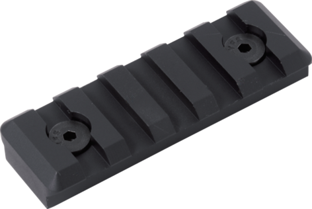 Timber Creek Outdoors M5SPRBL M-Lok Picatinny RailAR-Platform 5-Slot Black Hardcoat Anodized