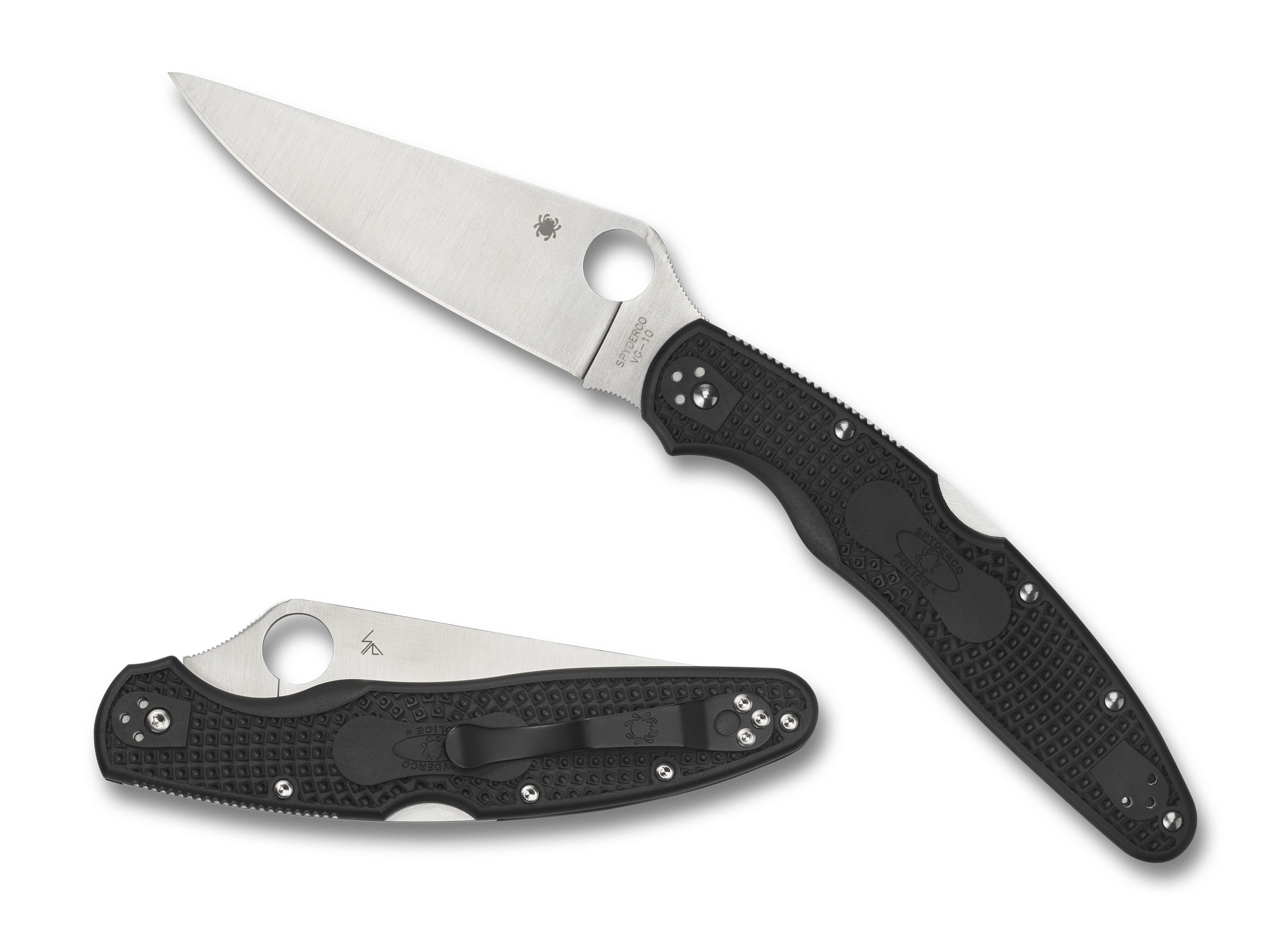 Spyderco , Spy C07pbk4 Police 4 Lightwght