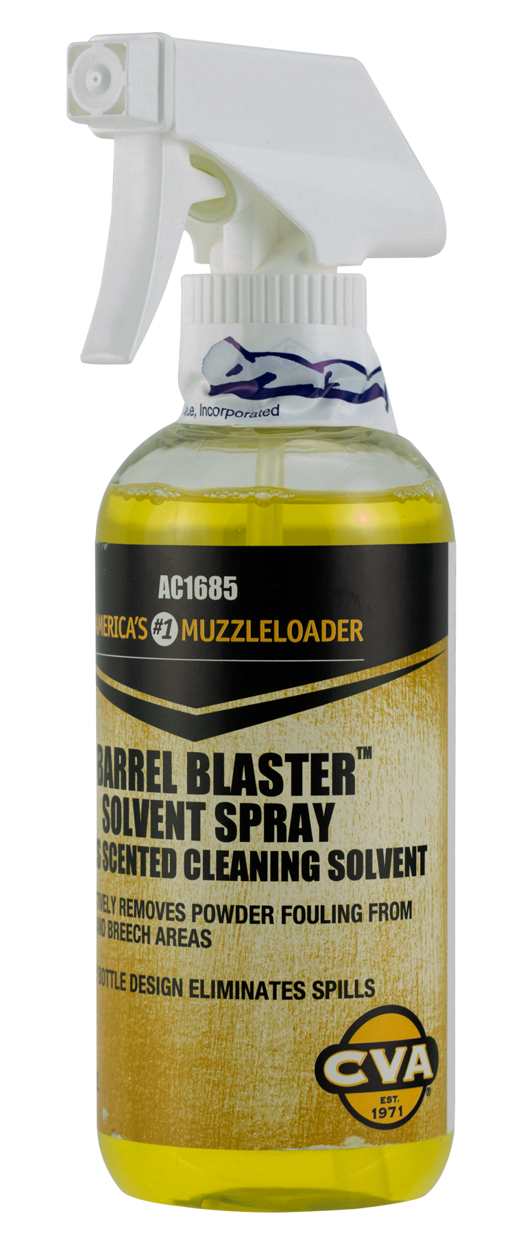 CVA Barrel Blaster Black Powder Bore Cleaning Solvent 12 oz Trigger Spray