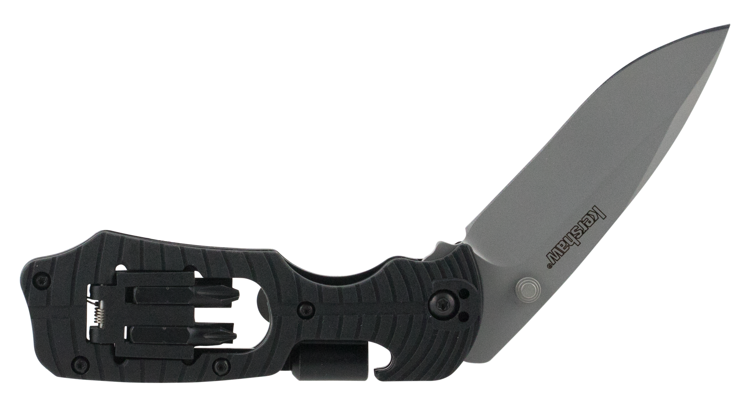 Kershaw 1920 Select FireFolding 8Cr13MoV SS 7.60" Long Plain Blade Black Glass-Filled Nylon Handle