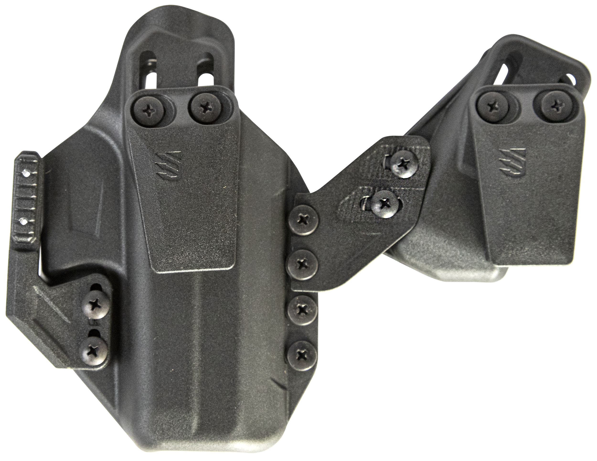Blackhawk 416125BK Stache Premium Kit IWB Size 25 Black Polymer Belt Clip Fits S&W M&P 9/40 Ambidextrous