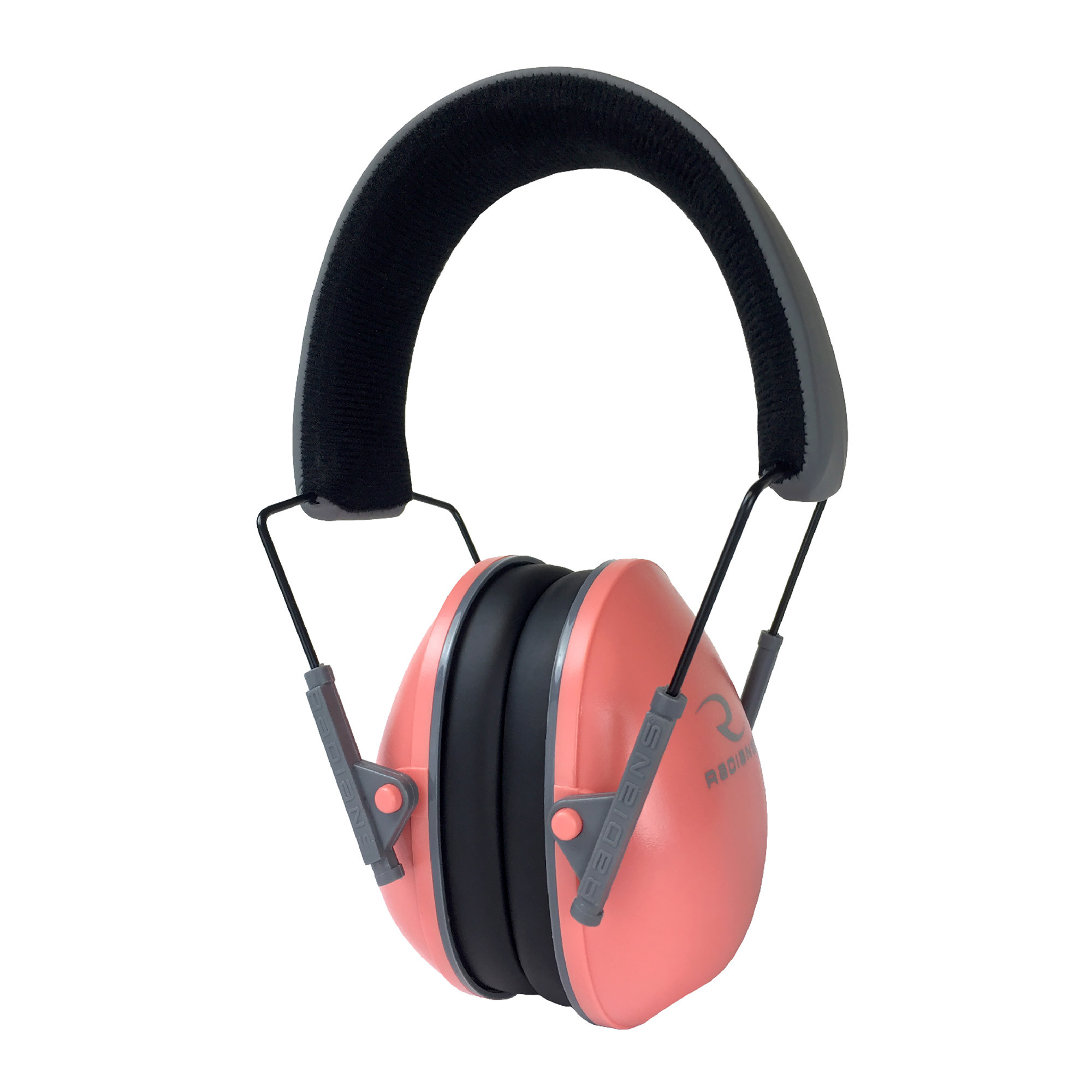 Radians LS0830CS Lowset Passive Muff 21 dB Over the Head Coral/Black Women 1 Pair